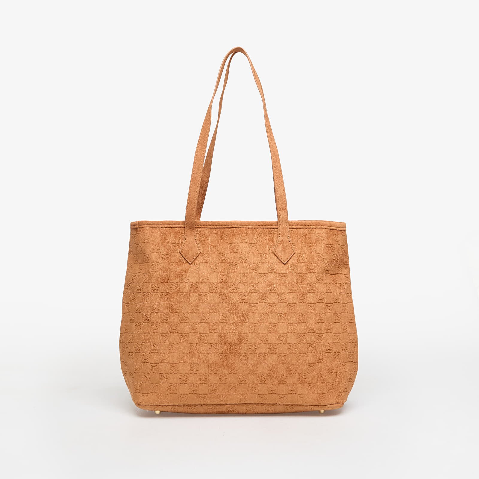 Jordan Чанта Jam Suede Monogram Tote Cognac