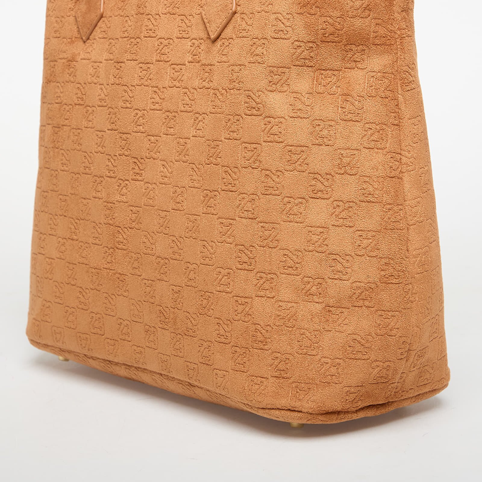 Jordan Чанта Jam Suede Monogram Tote Cognac