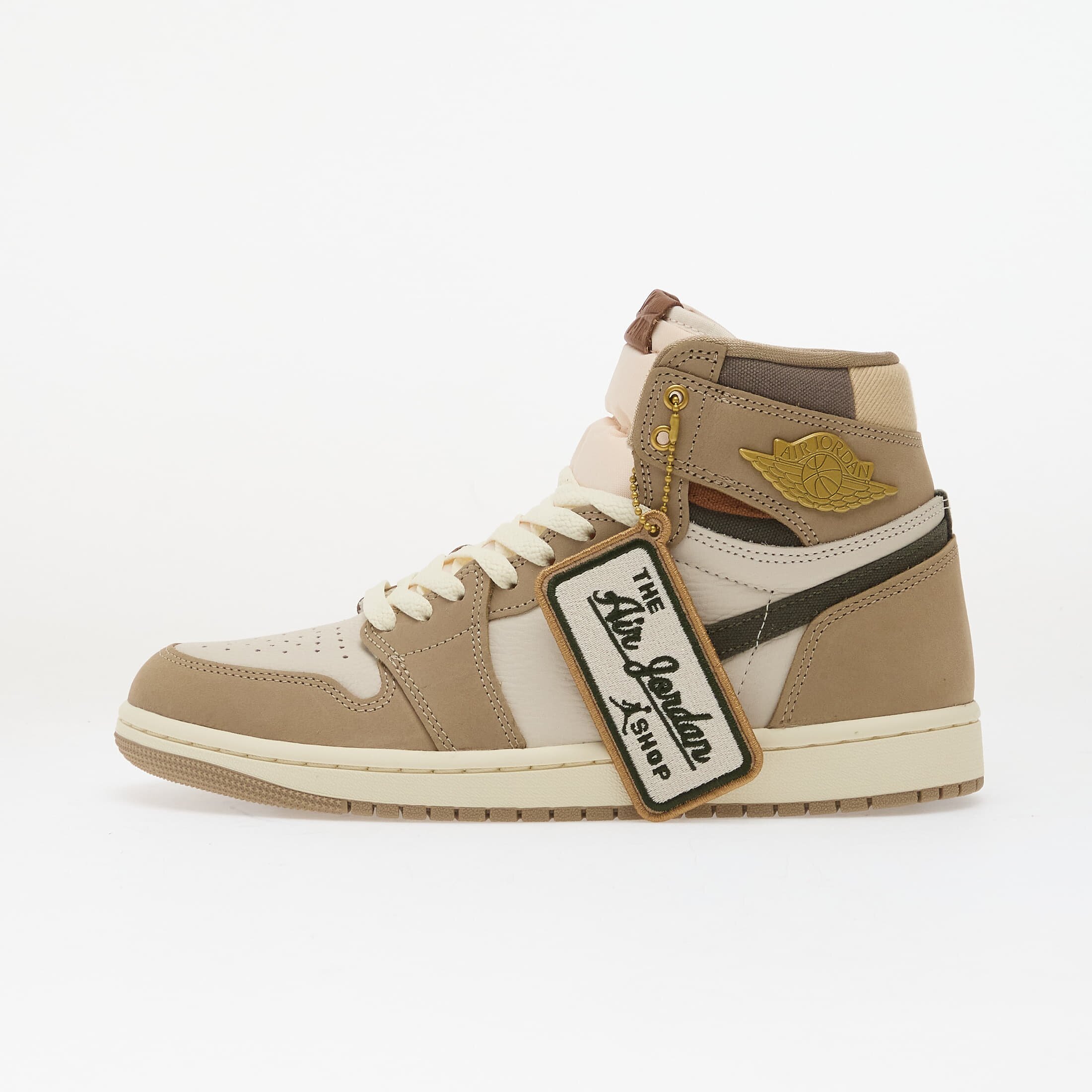 Jordan Сникърси Air 1 High OG "Khaki" Khaki/ Multi-Color-Sail-Cargo Khaki