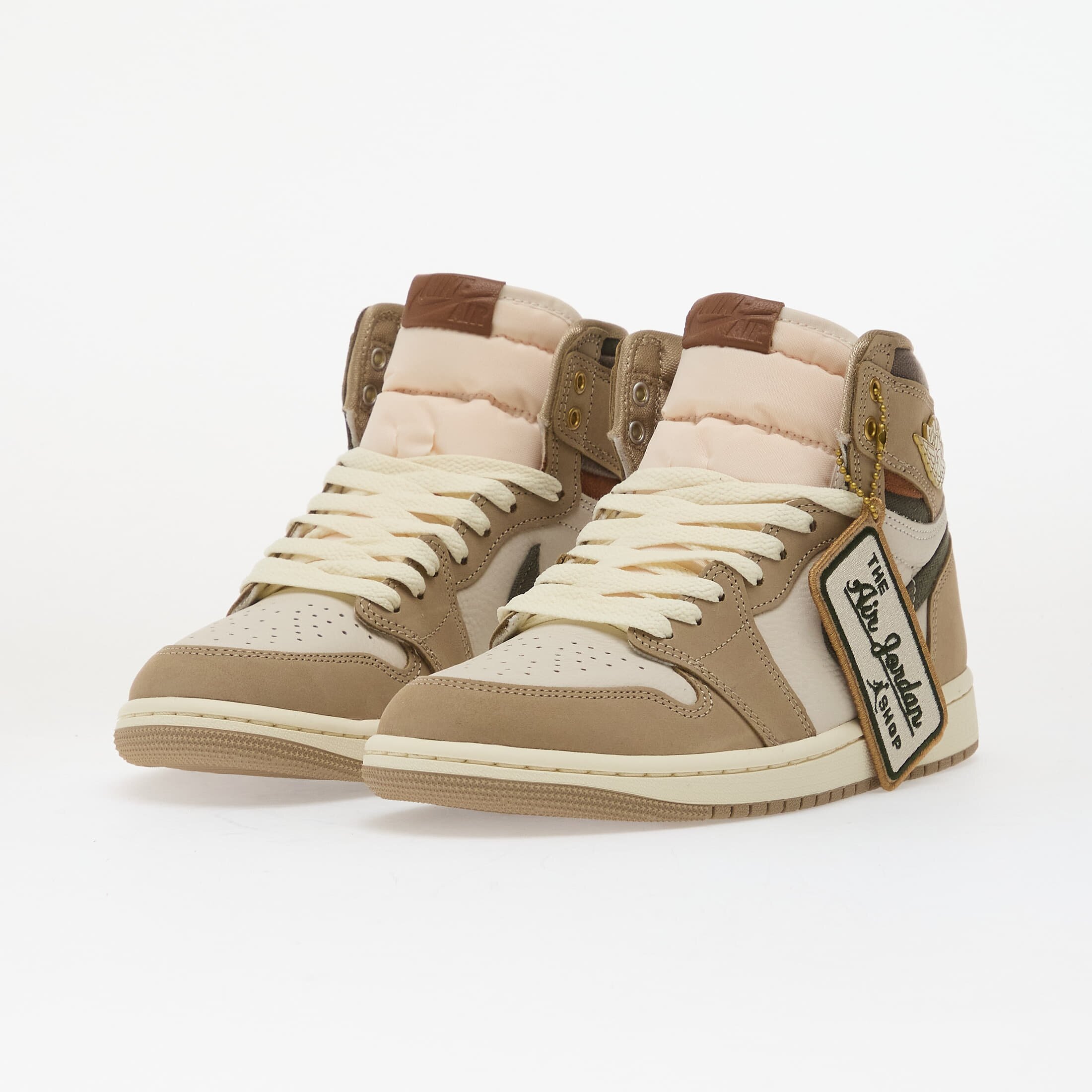 Jordan Сникърси Air 1 High OG "Khaki" Khaki/ Multi-Color-Sail-Cargo Khaki