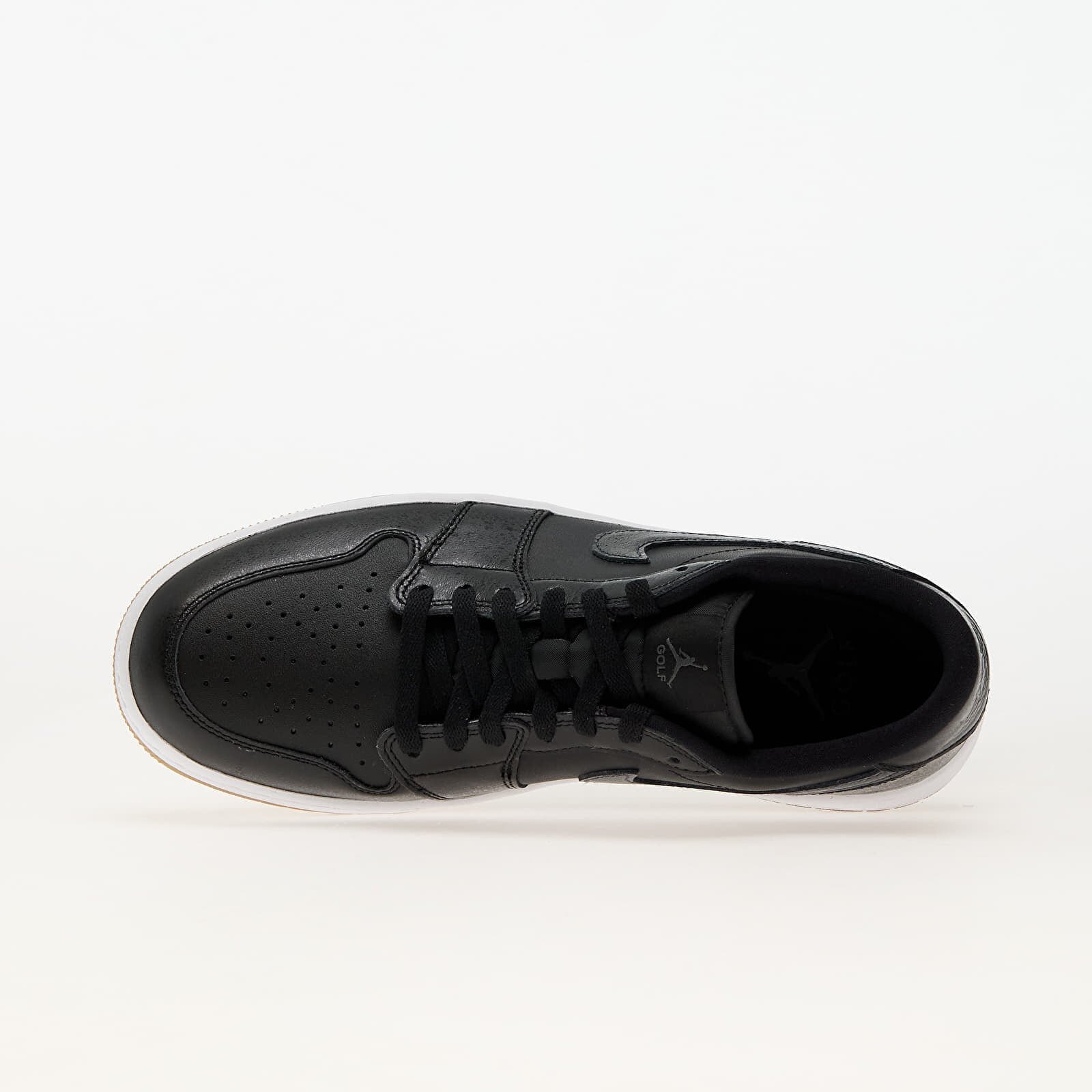 Jordan Сникърси Air 1 Low Golf Black/ Anthracite-Gum Med Brown-White
