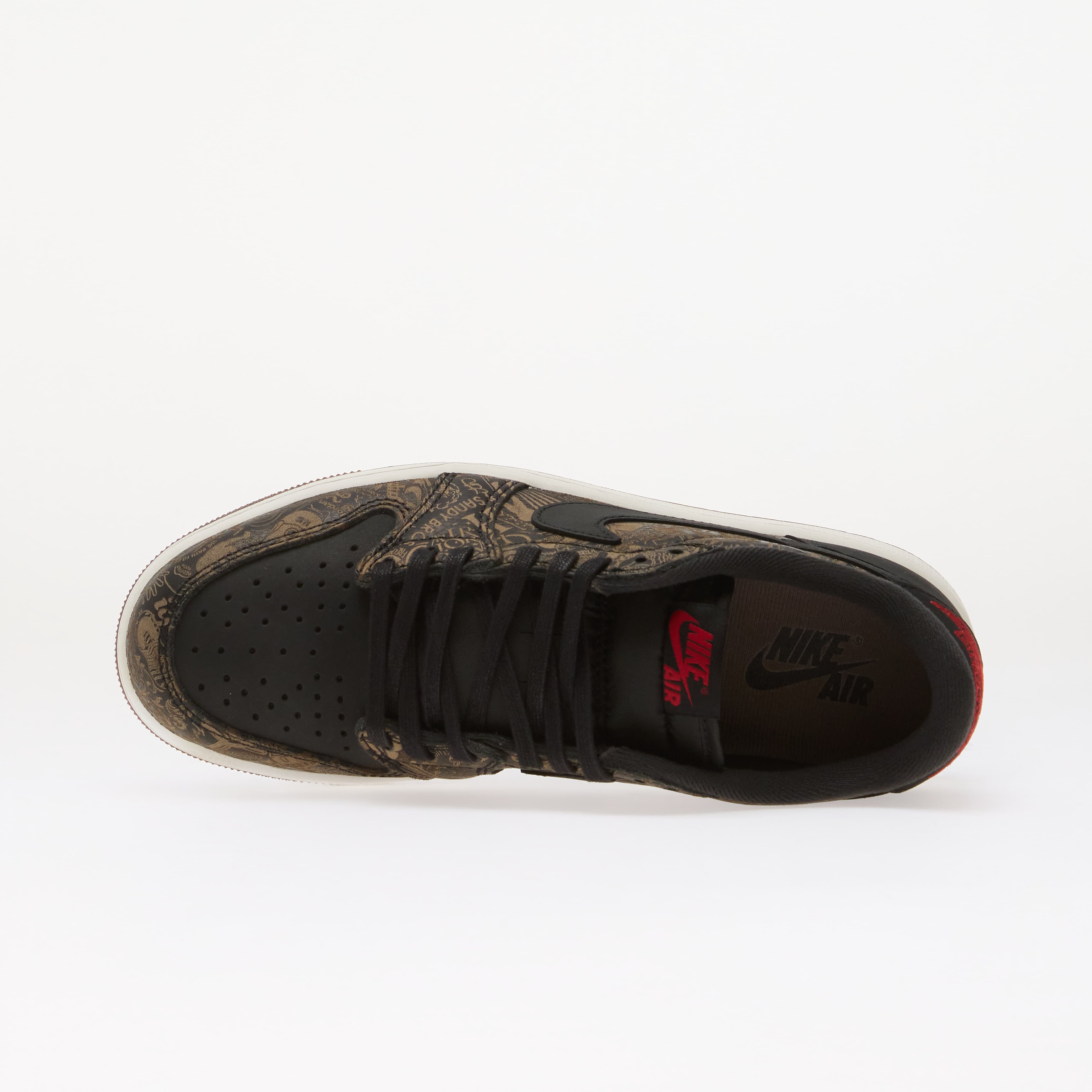 Jordan Сникърси Air 1 Low OG "Laser" Black/ Varsity Red/ Summit White