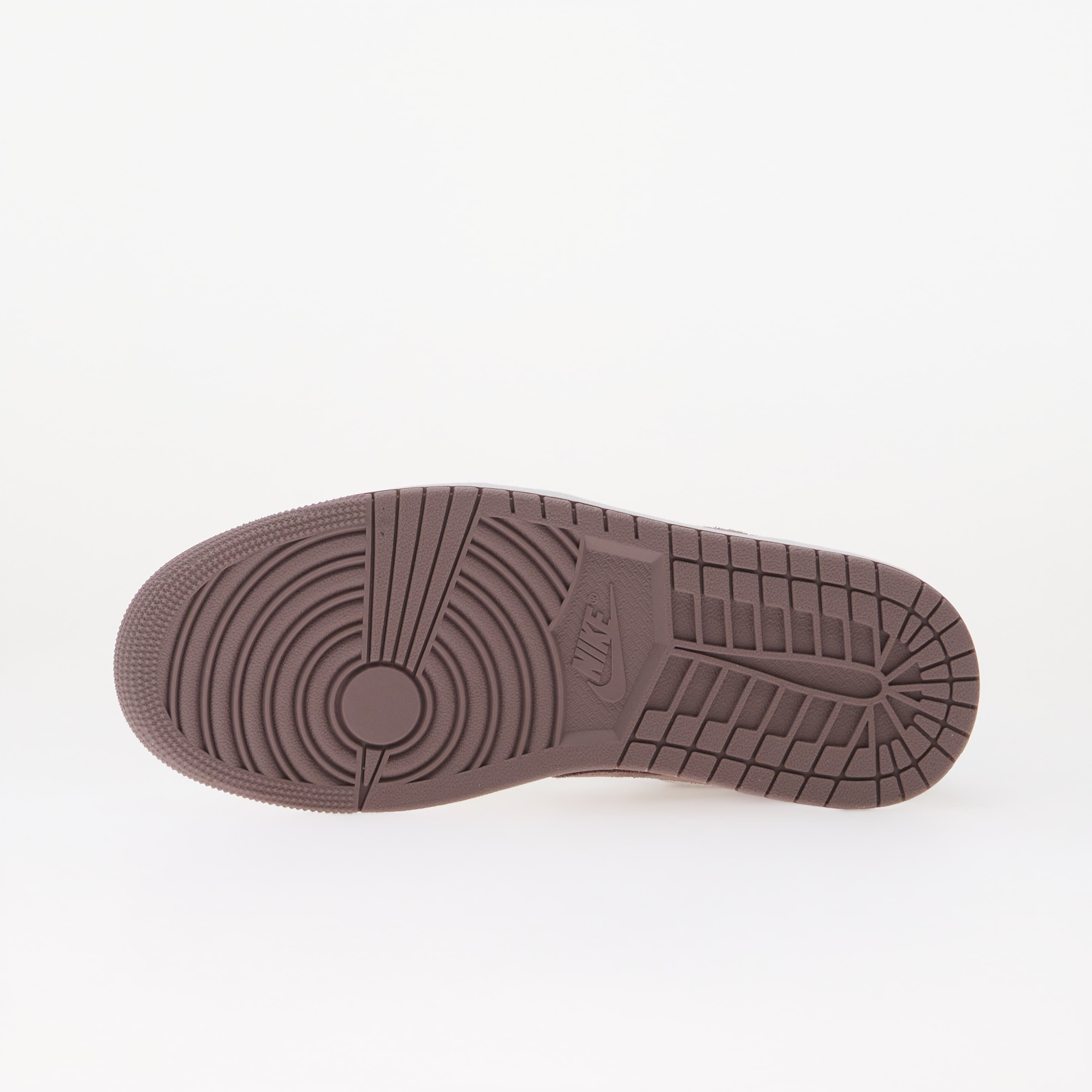 Jordan Сникърси Air 1 Low Swan/ White-Purple Smoke