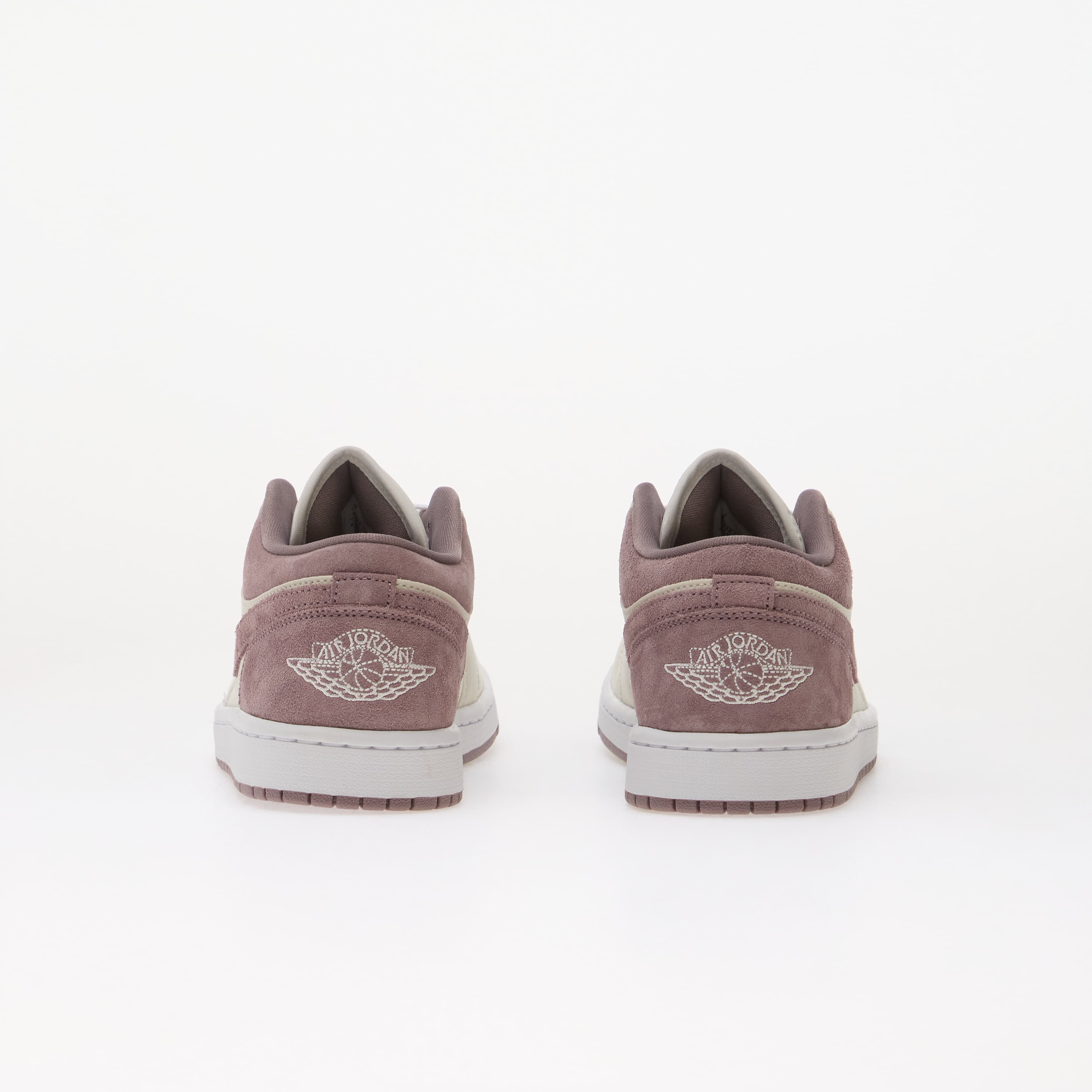 Jordan Сникърси Air 1 Low Swan/ White-Purple Smoke