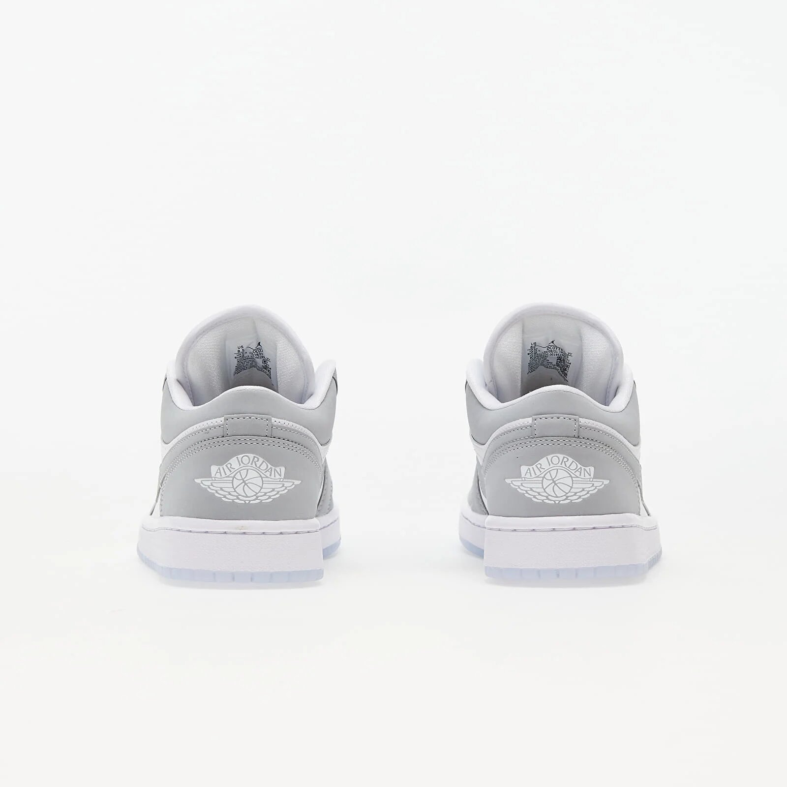 Jordan Сникърси Air 1 Low White/ Wolf Grey-Aluminum