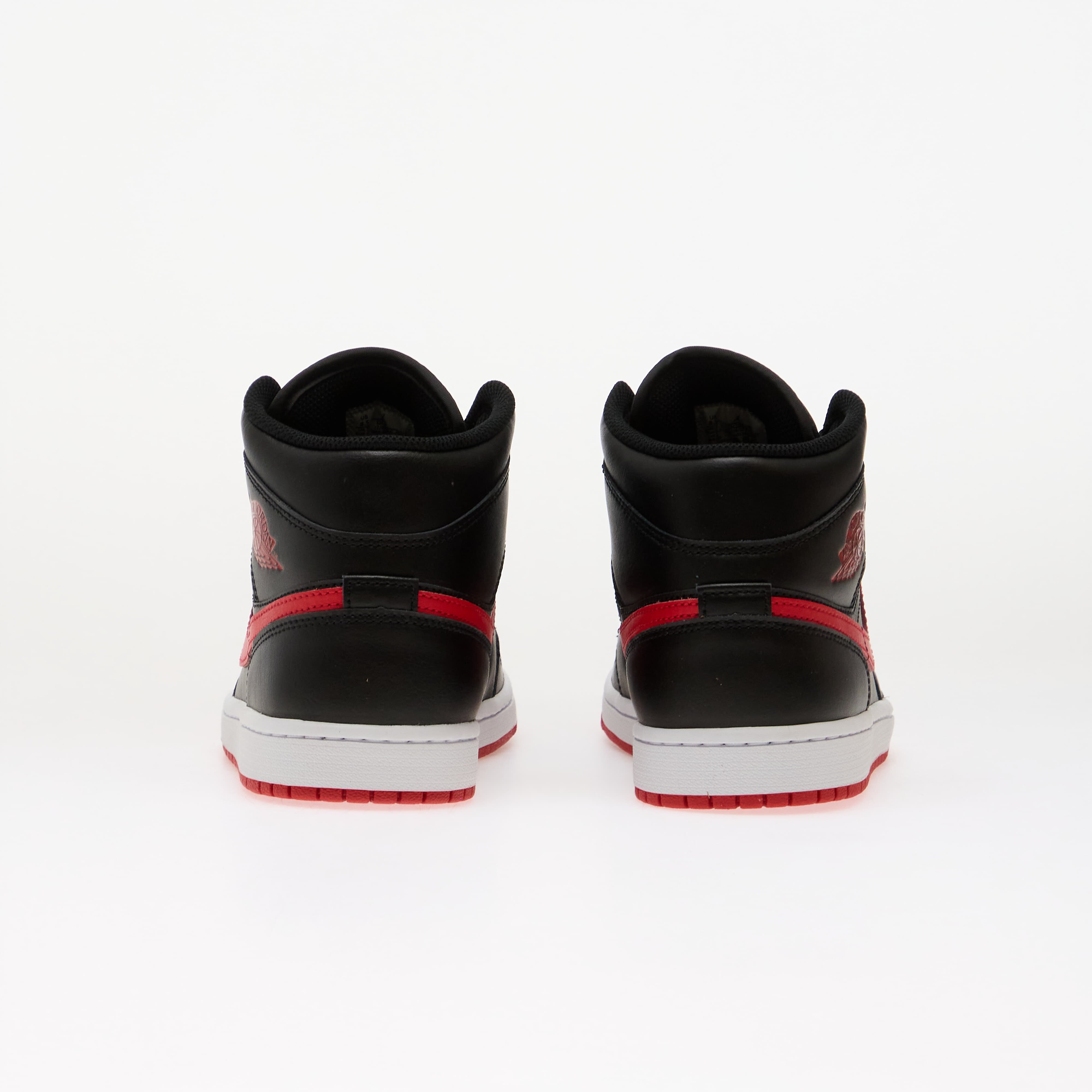 Jordan Сникърси Air 1 Mid Black/ University Red-White