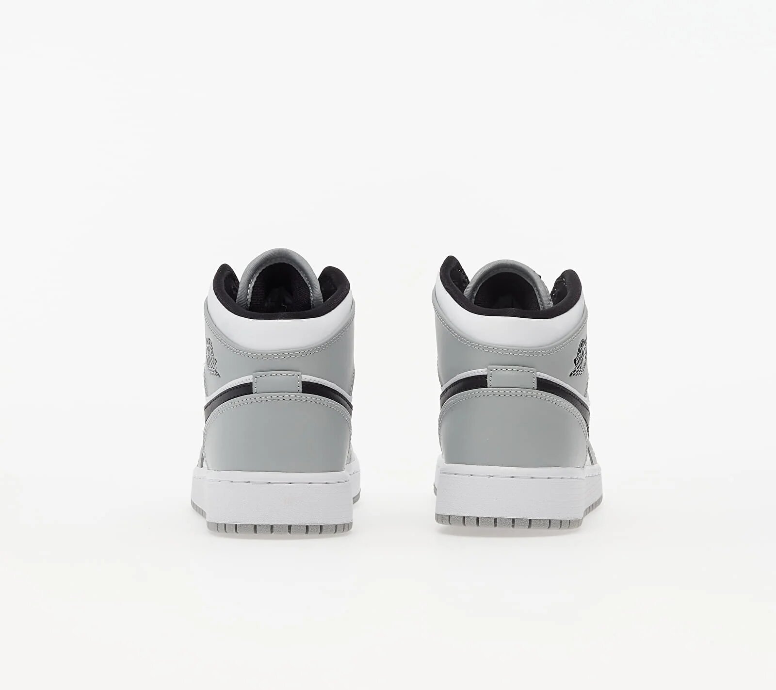 Jordan Сникърси Air 1 Mid (GS) Lt Smoke Grey/ Black-White