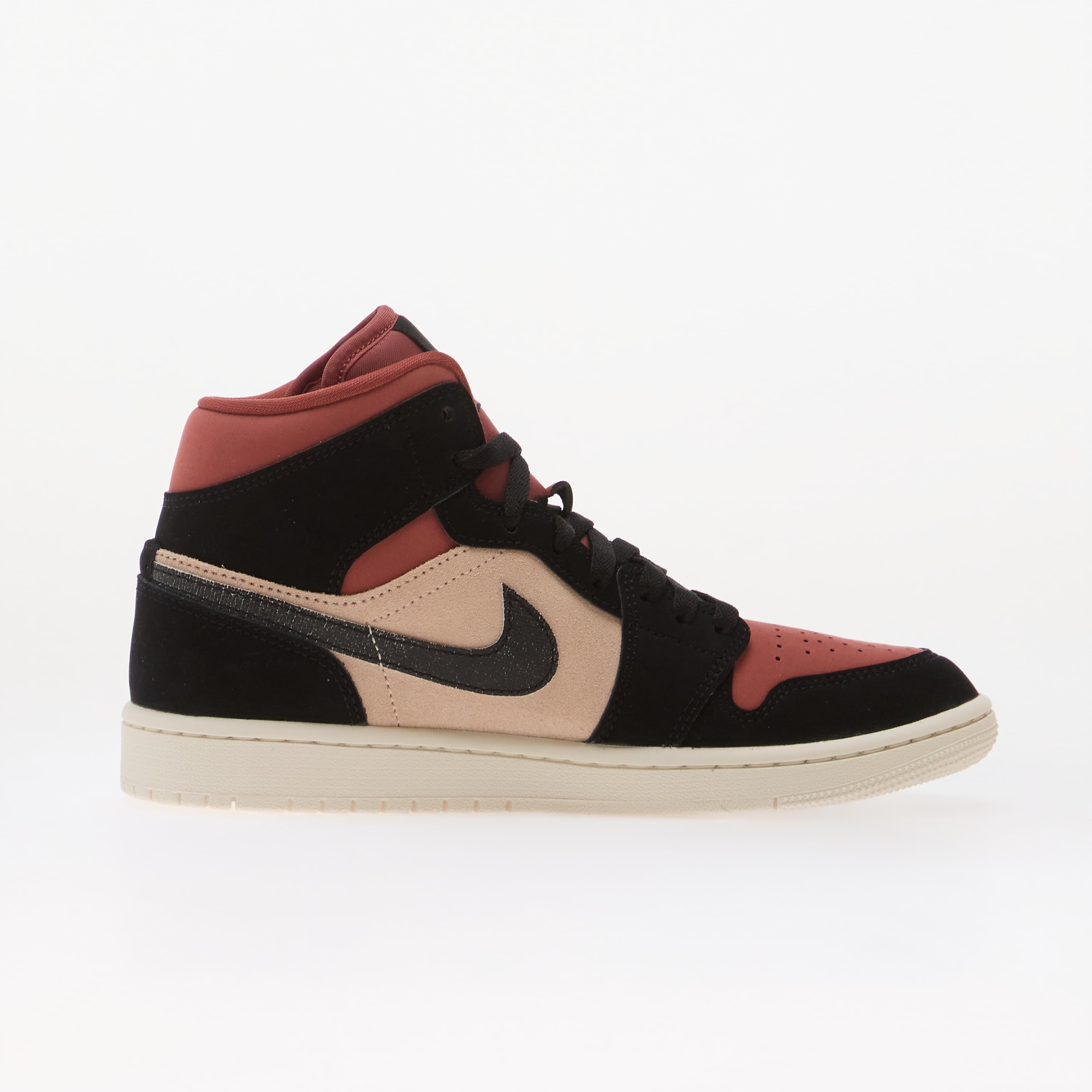 Jordan Сникърси Air 1 Mid Particle Beige/ Black-Canyon Rust-Sail