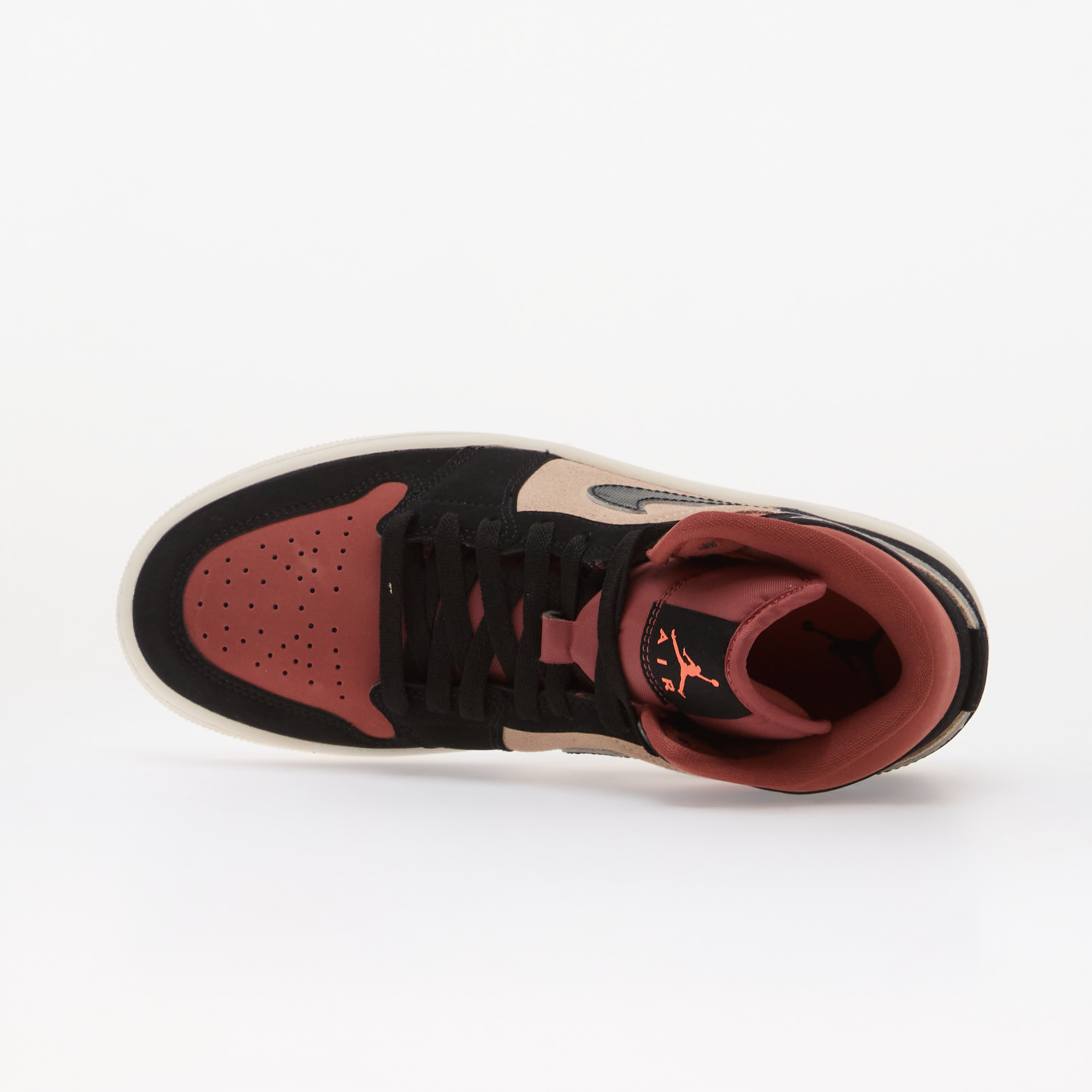 Jordan Сникърси Air 1 Mid Particle Beige/ Black-Canyon Rust-Sail