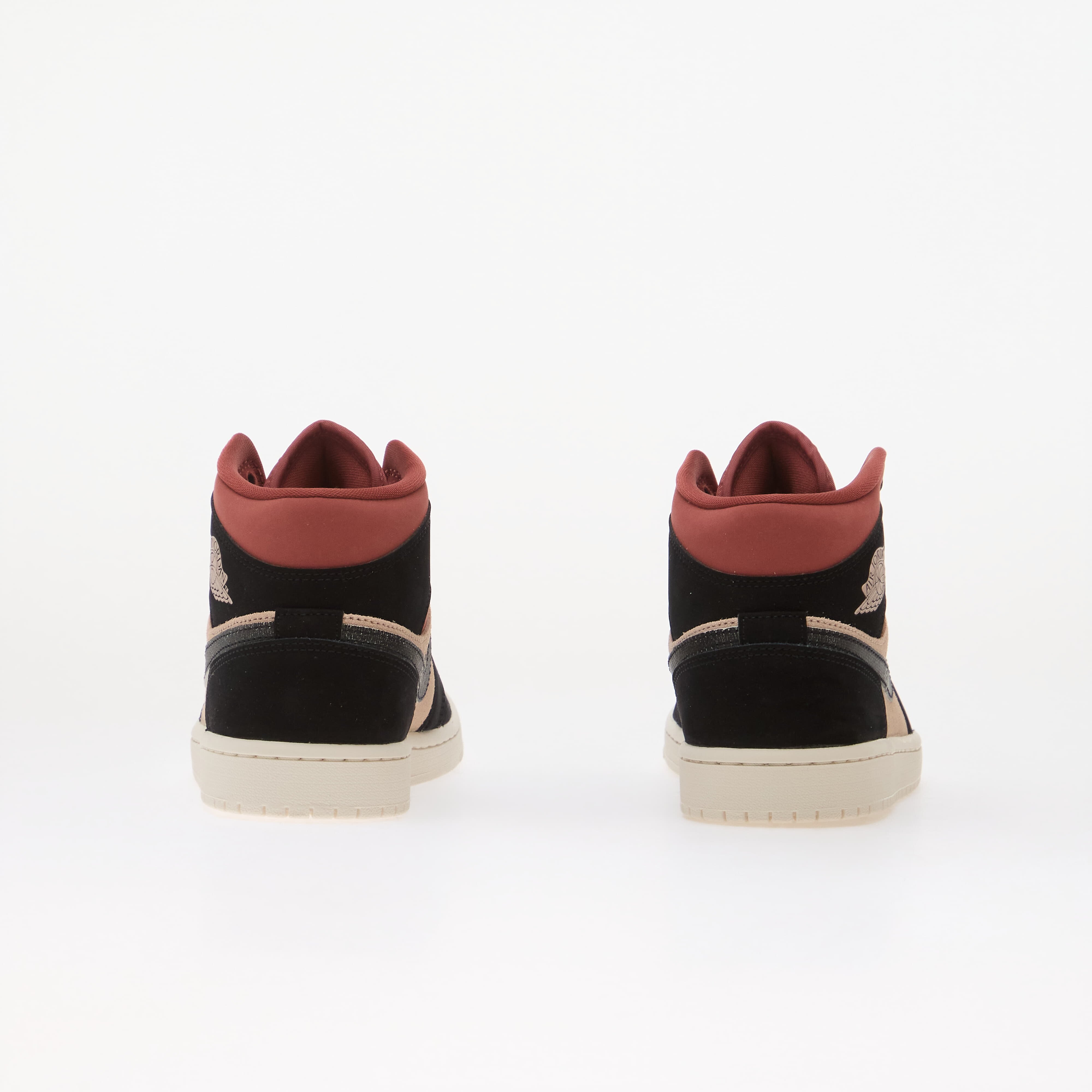Jordan Сникърси Air 1 Mid Particle Beige/ Black-Canyon Rust-Sail