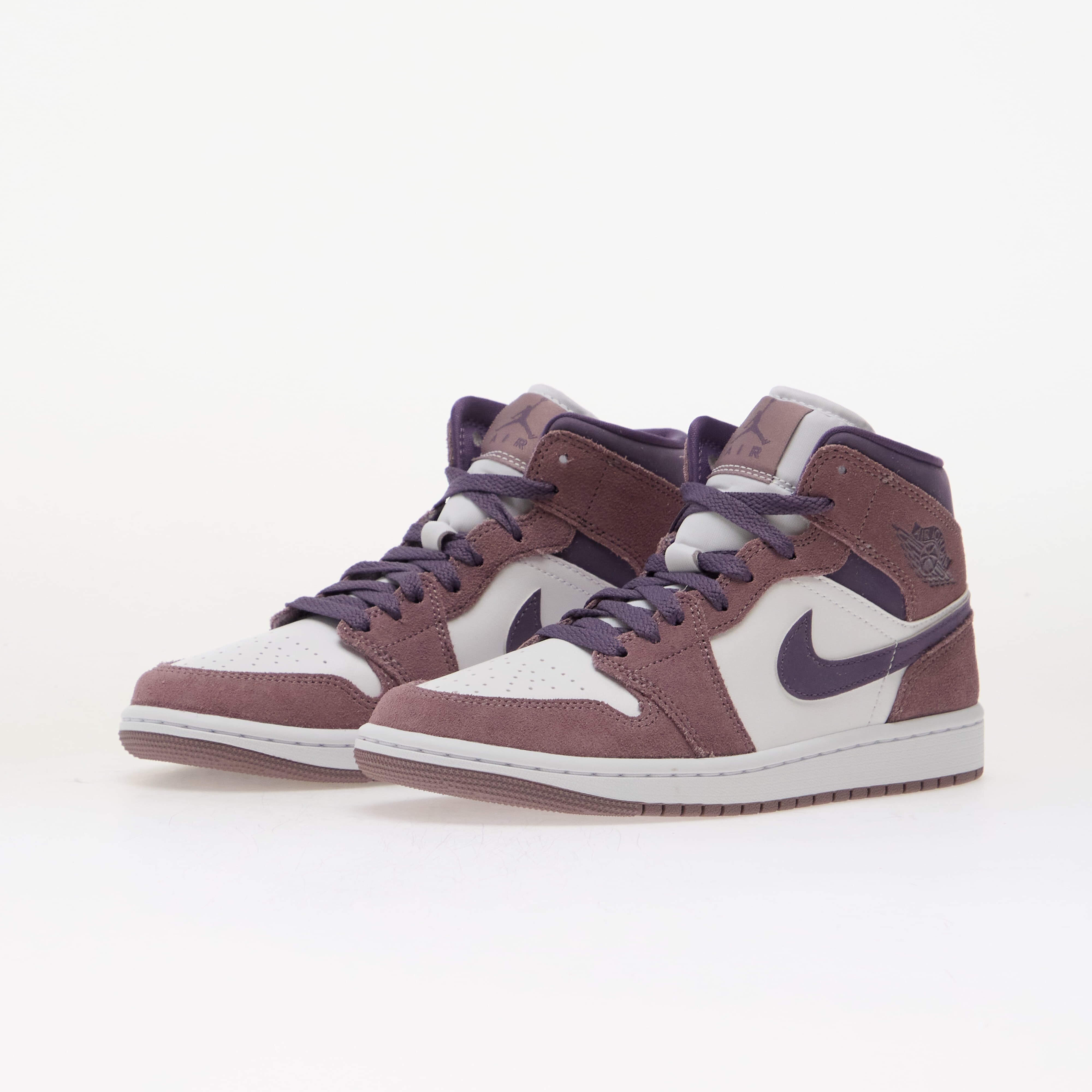 Jordan Сникърси Air 1 Mid Purple Smoke/ Canyon Purple-White