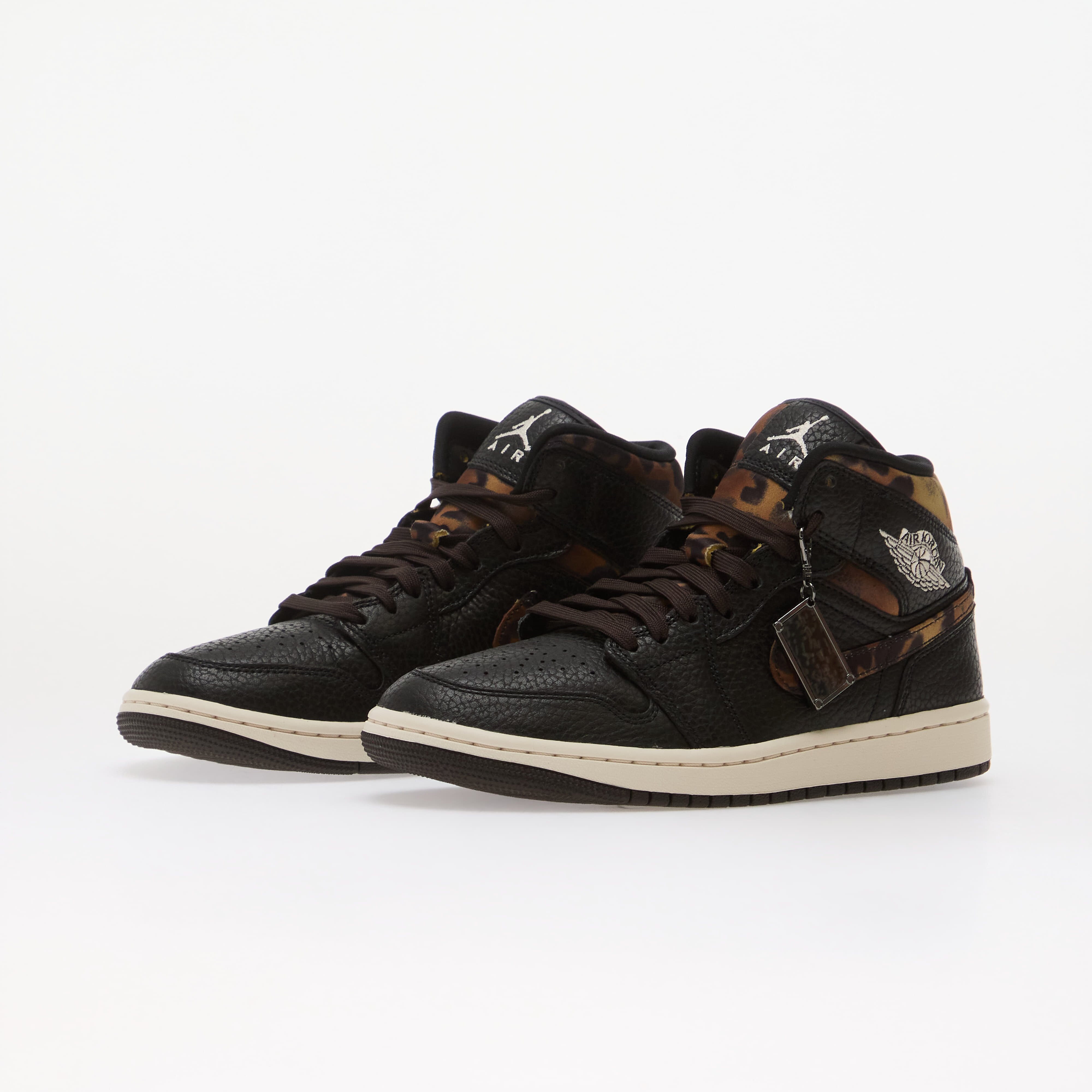 Jordan Сникърси Air 1 Mid SE Black/ Chalk-Velvet Brown