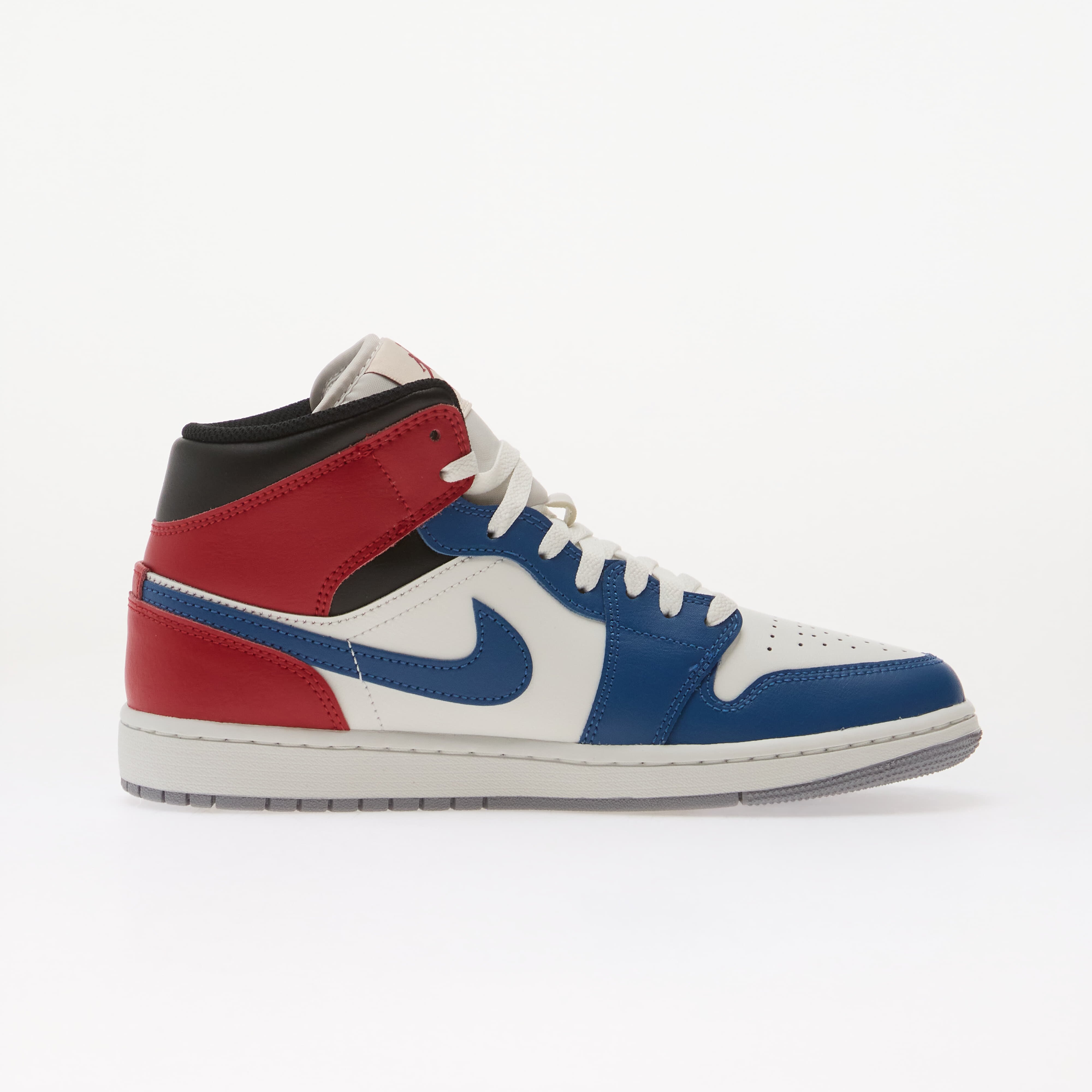 Jordan Сникърси Air 1 Mid True Blue/ Summit White-Varsity Red-Black