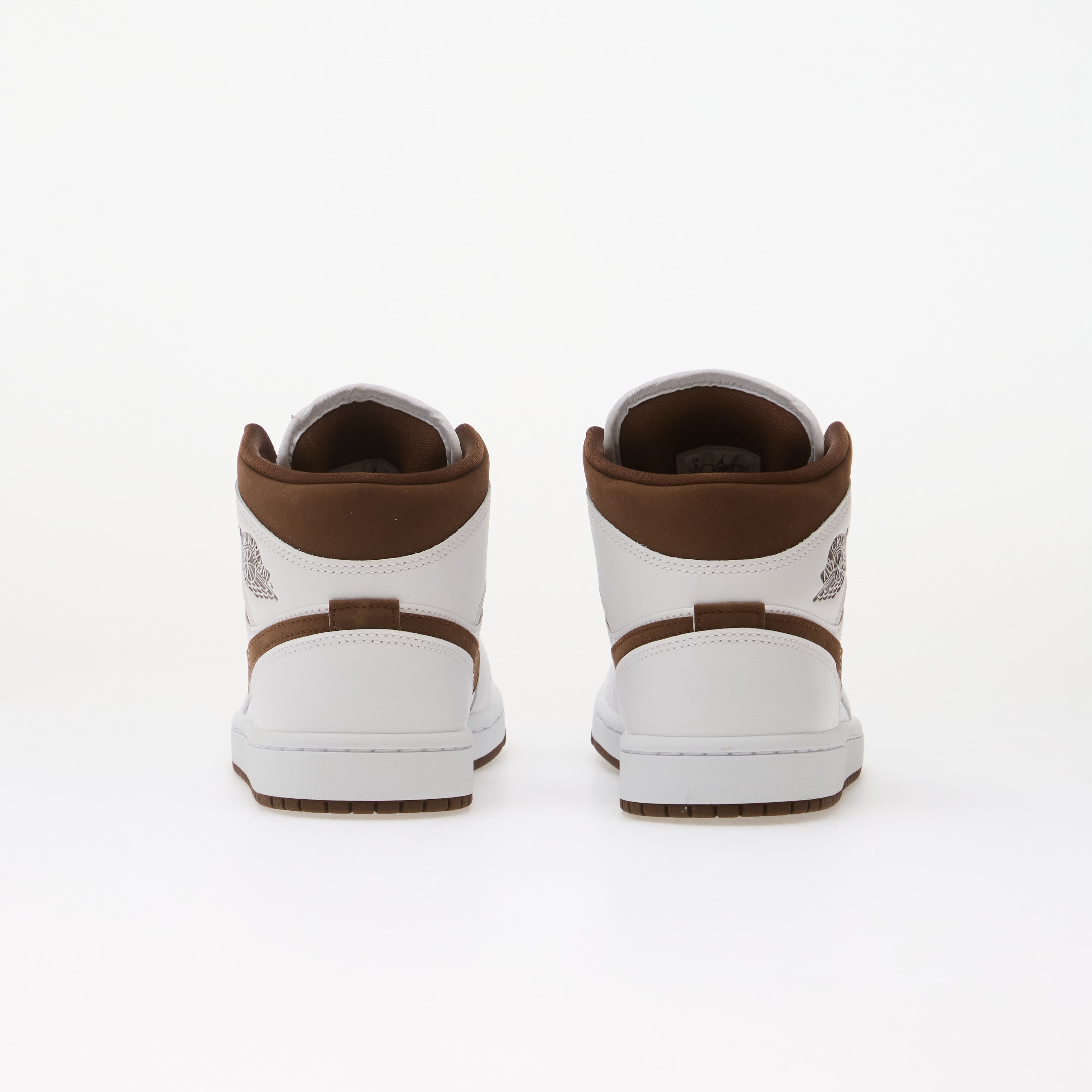 Jordan Сникърси Air 1 Mid White/ Cacao Wow-Cacao Wow