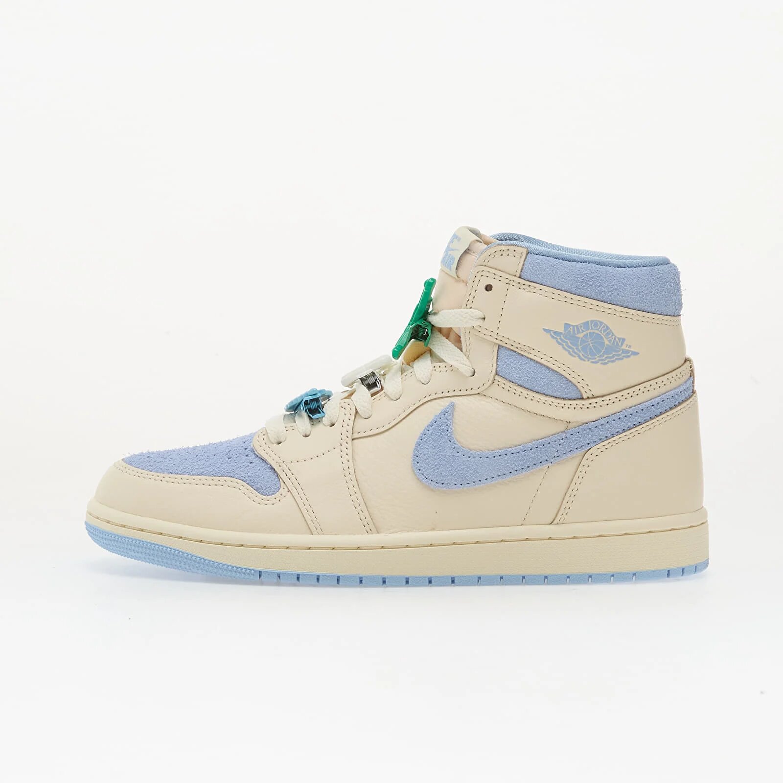 Jordan Сникърси Air 1 Retro High OG "Psychic Blue" W Pale Ivory/ Psychic Blue-Coconut Milk
