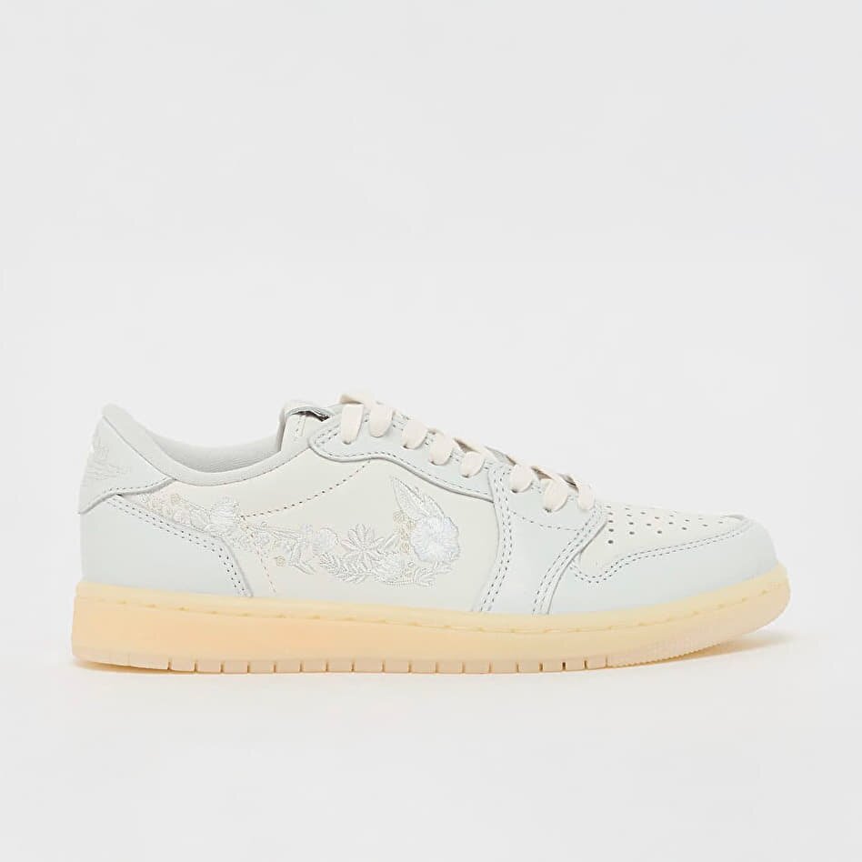 Jordan Сникърси Air 1 Retro Low OG "Floral Swoosh" Sail/ Off White-Coconut Milk