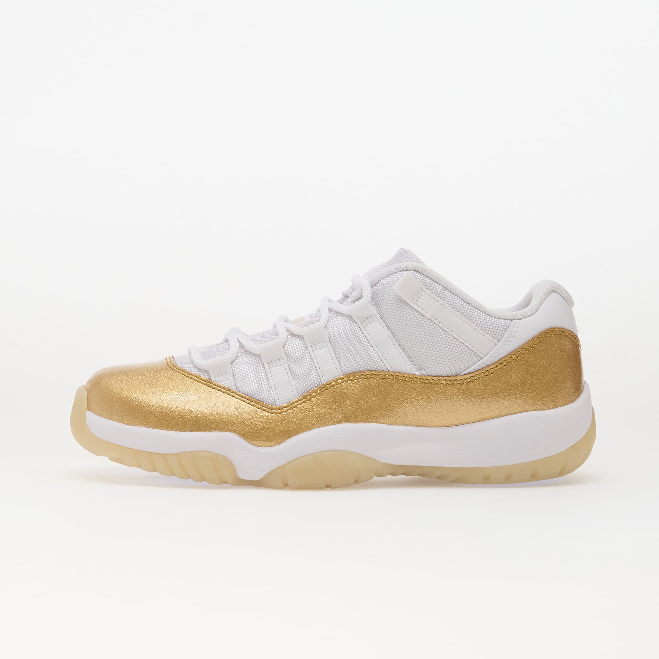 Jordan Сникърси Air 11 Retro Low "Mother's Day" White/ Metallic Gold-Team Gold