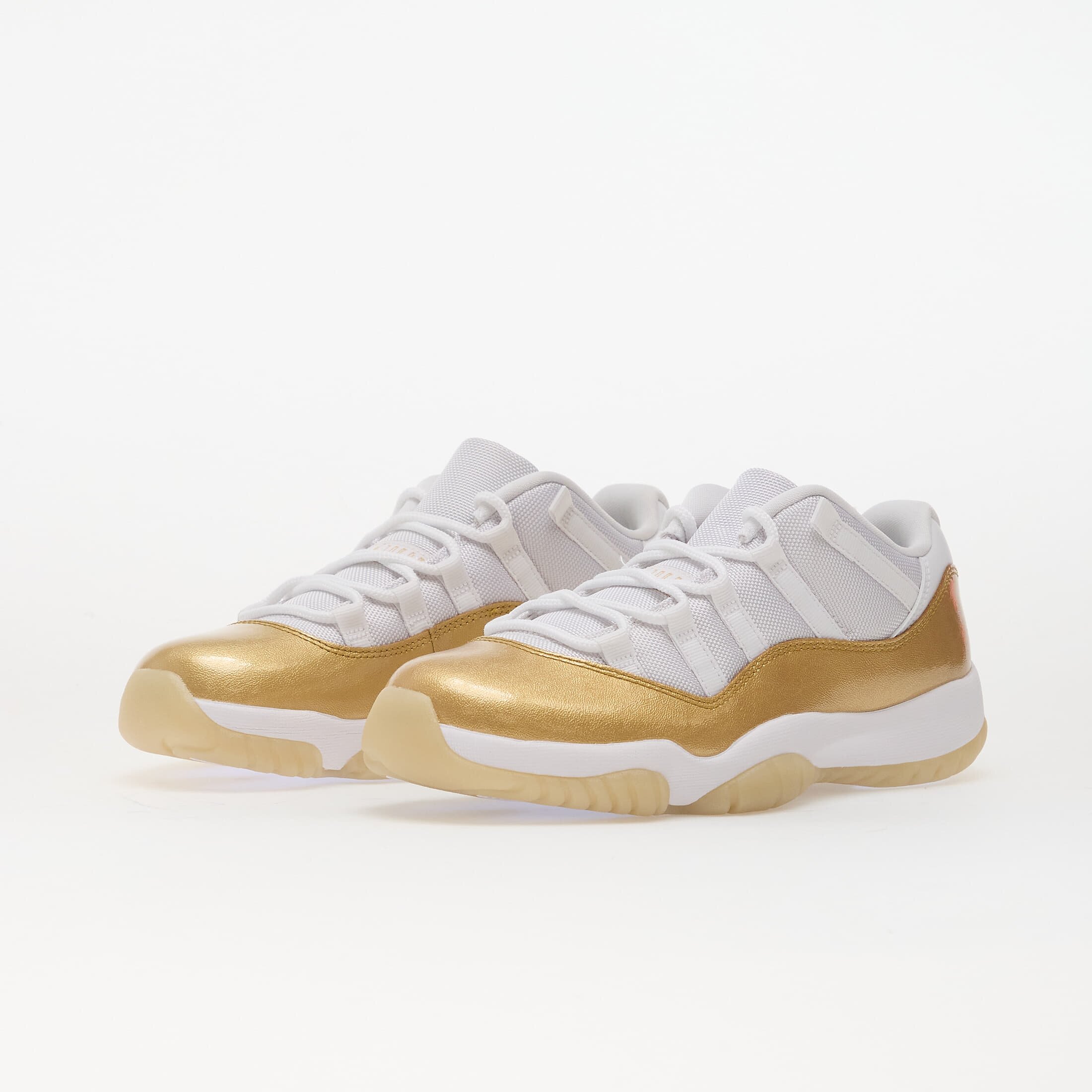 Jordan Сникърси Air 11 Retro Low "Mother's Day" White/ Metallic Gold-Team Gold