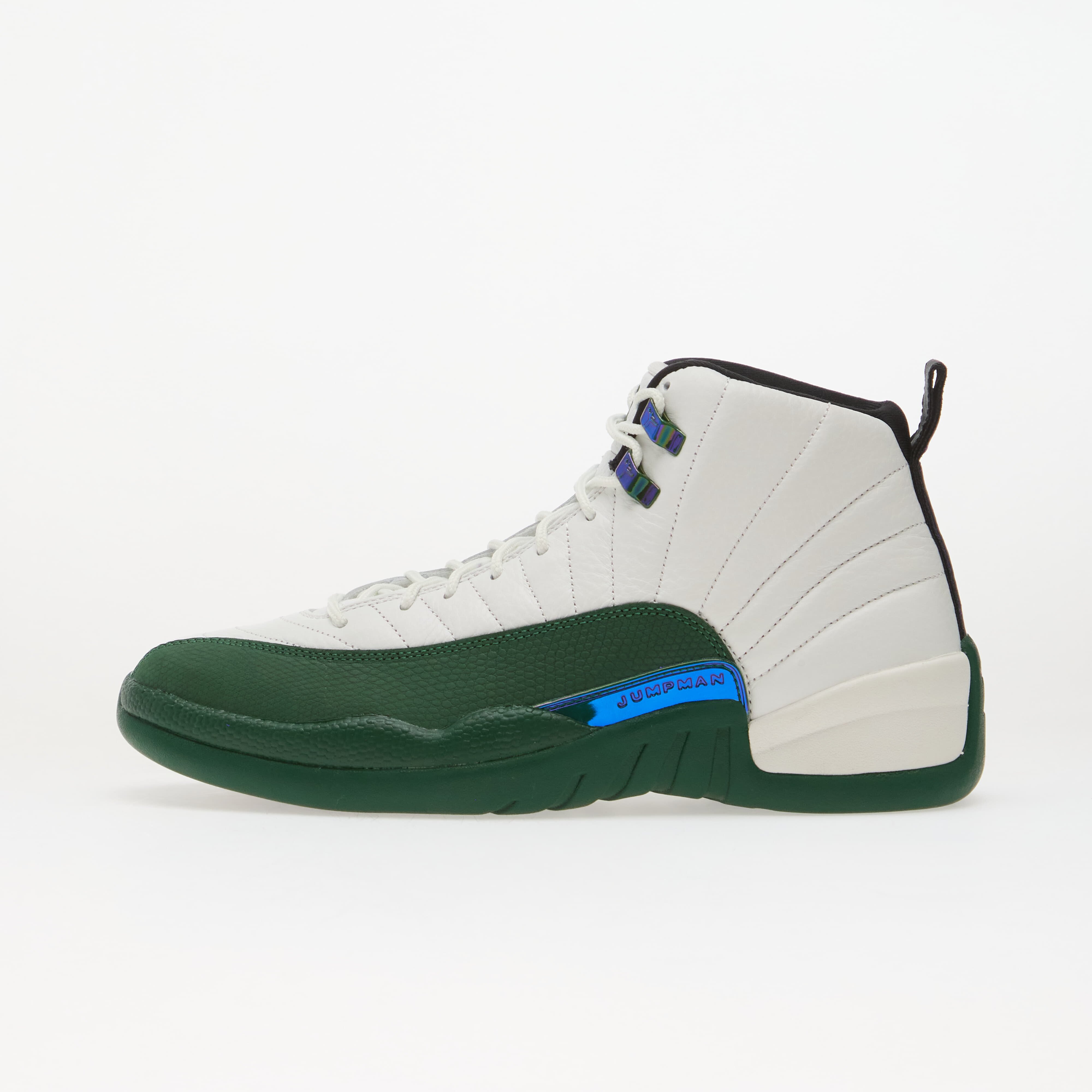 Jordan Сникърси Air 12 Retro "Bucks" Summit White/ Gorge Green/ Fierce Purple