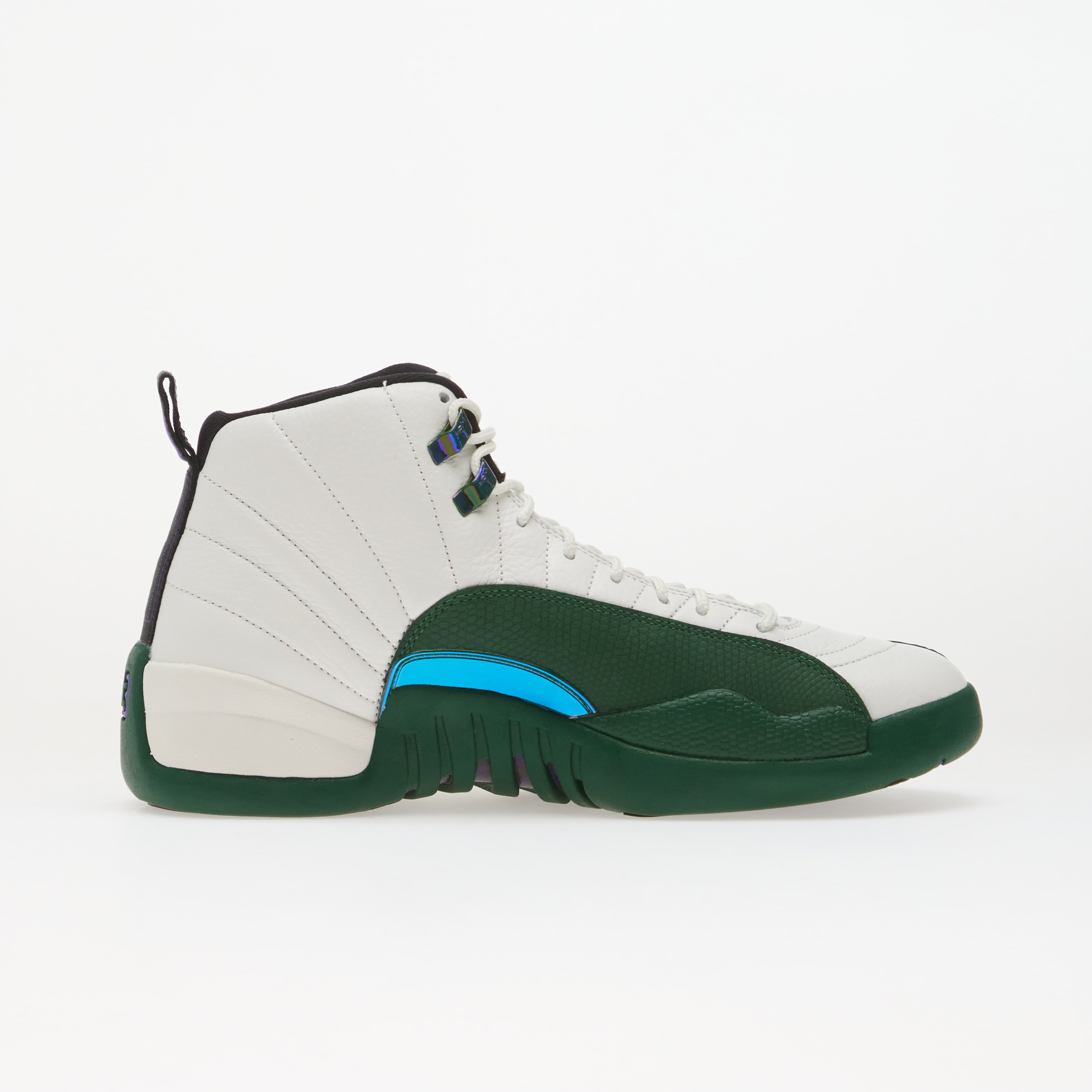 Jordan Сникърси Air 12 Retro "Bucks" Summit White/ Gorge Green/ Fierce Purple