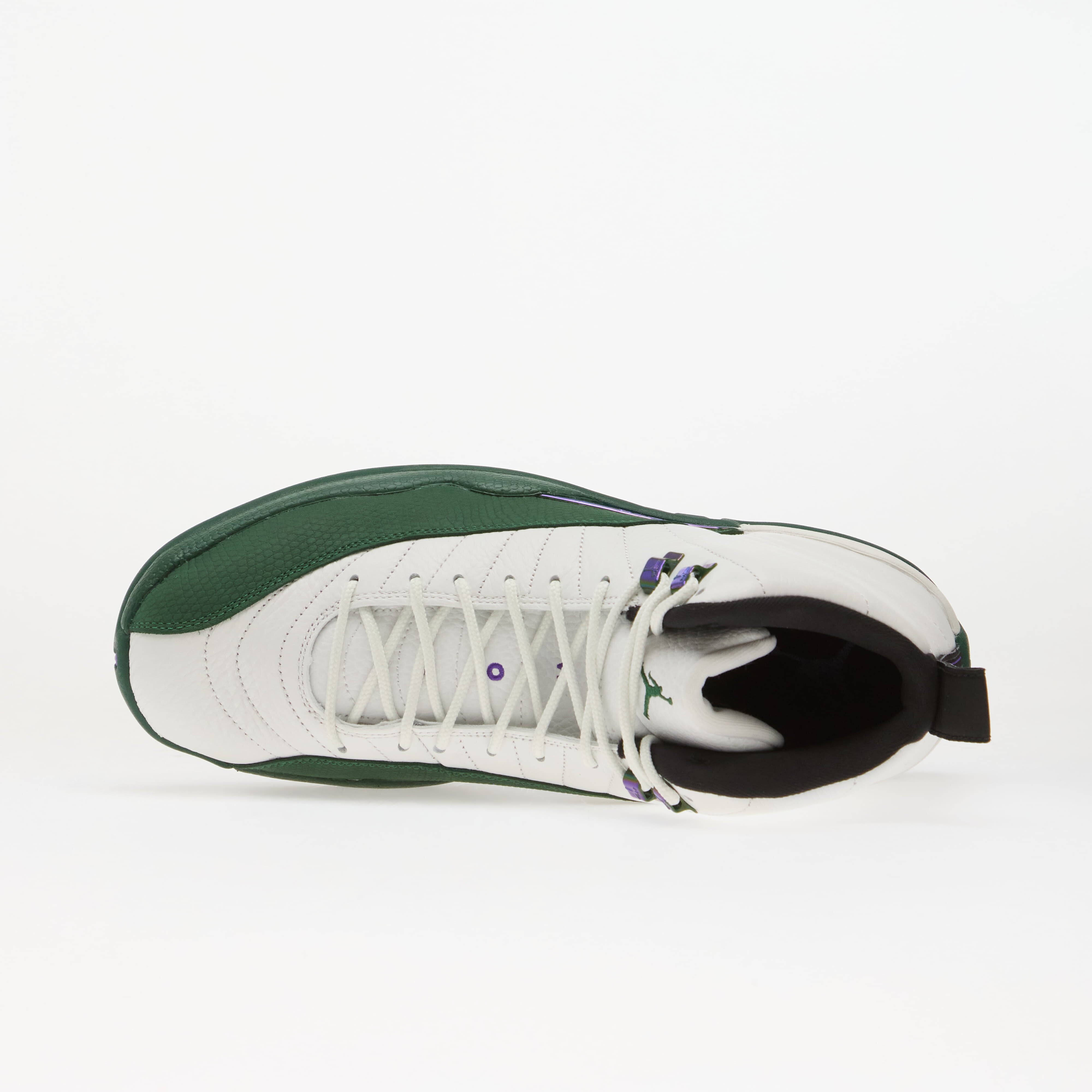 Jordan Сникърси Air 12 Retro "Bucks" Summit White/ Gorge Green/ Fierce Purple