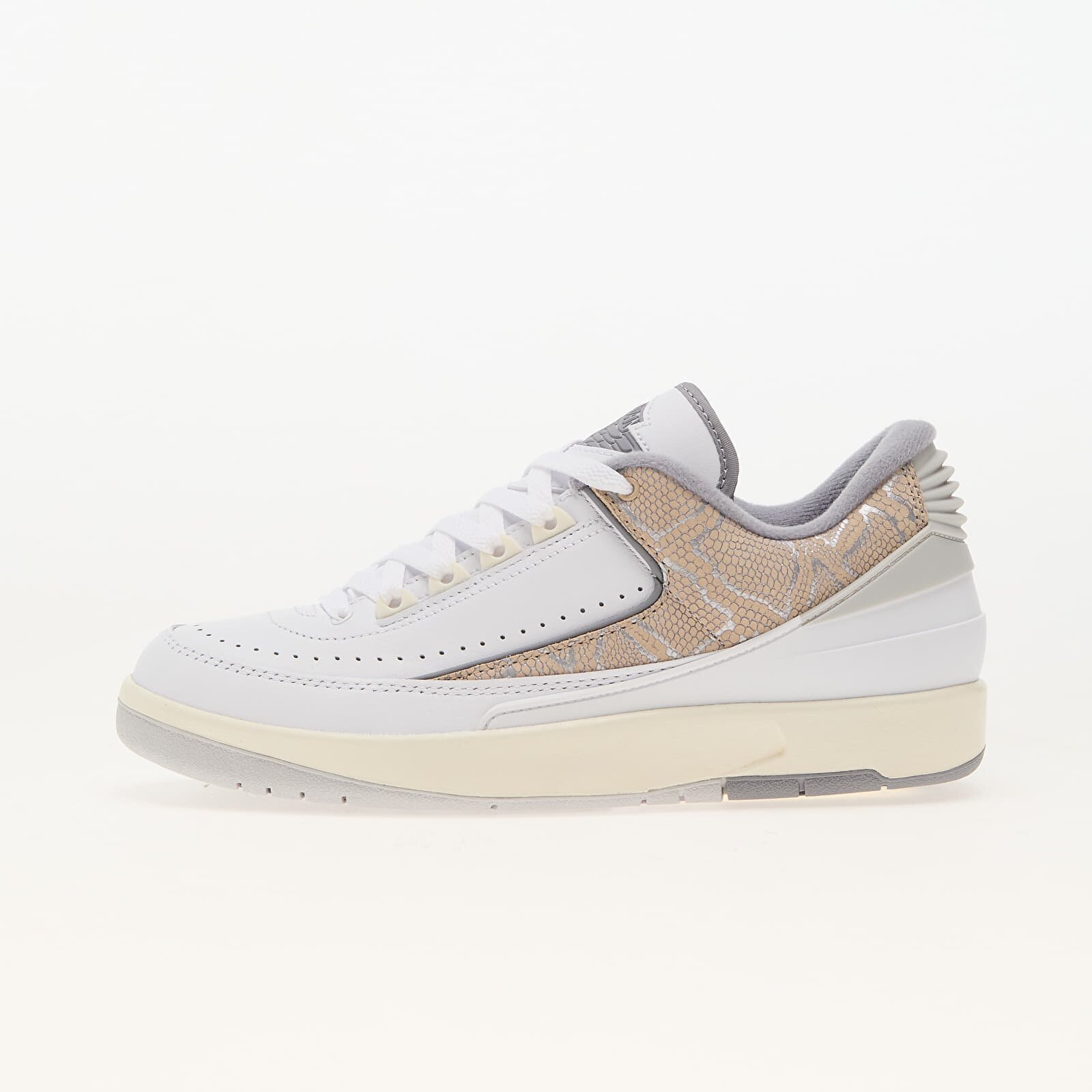 Jordan Сникърси Air 2 Retro Low "Python" White/ Cement Grey-Sanddrift-Neutral Grey