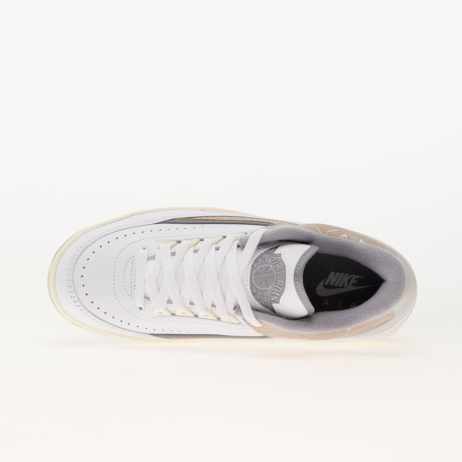 Jordan Сникърси Air 2 Retro Low "Python" White/ Cement Grey-Sanddrift-Neutral Grey