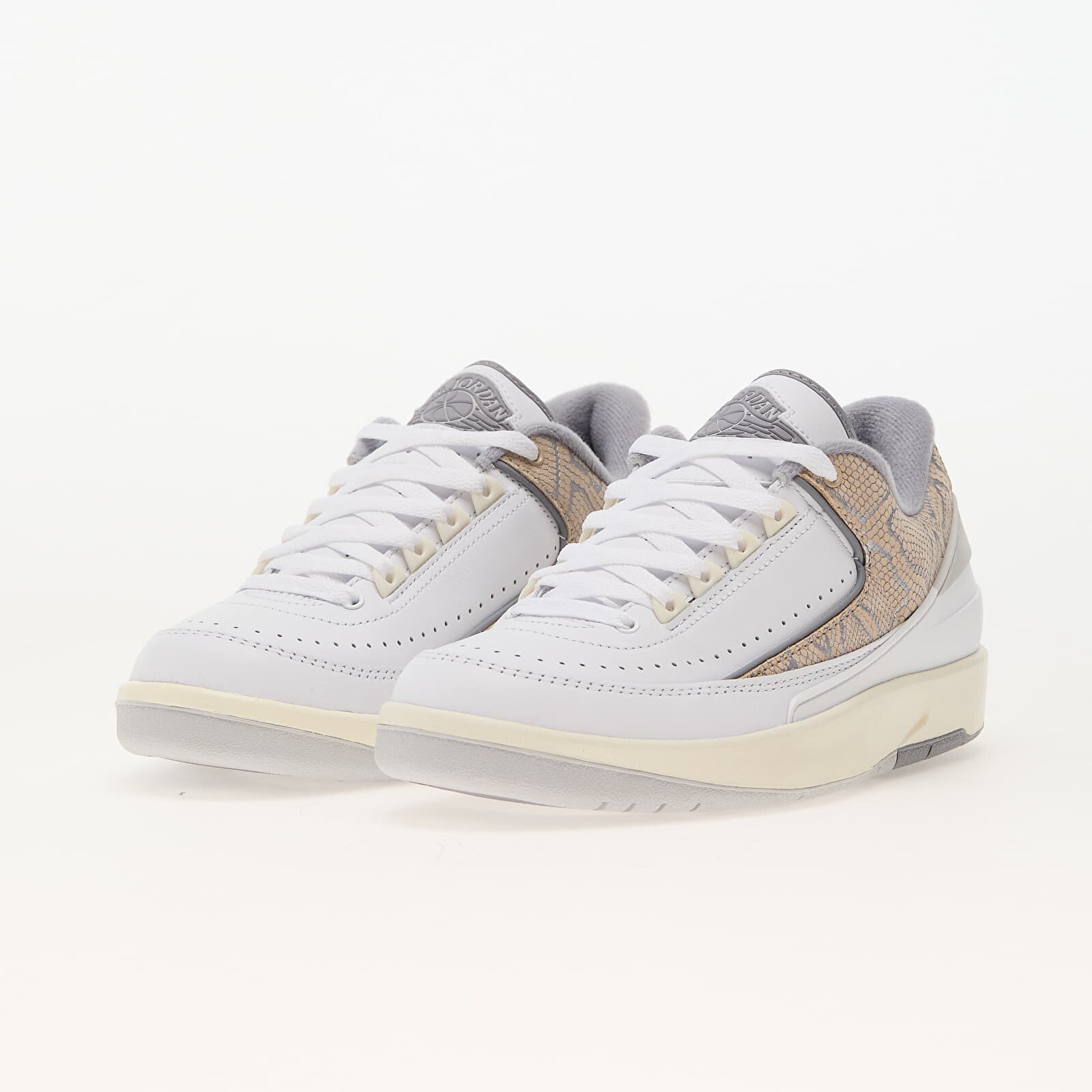 Jordan Сникърси Air 2 Retro Low "Python" White/ Cement Grey-Sanddrift-Neutral Grey