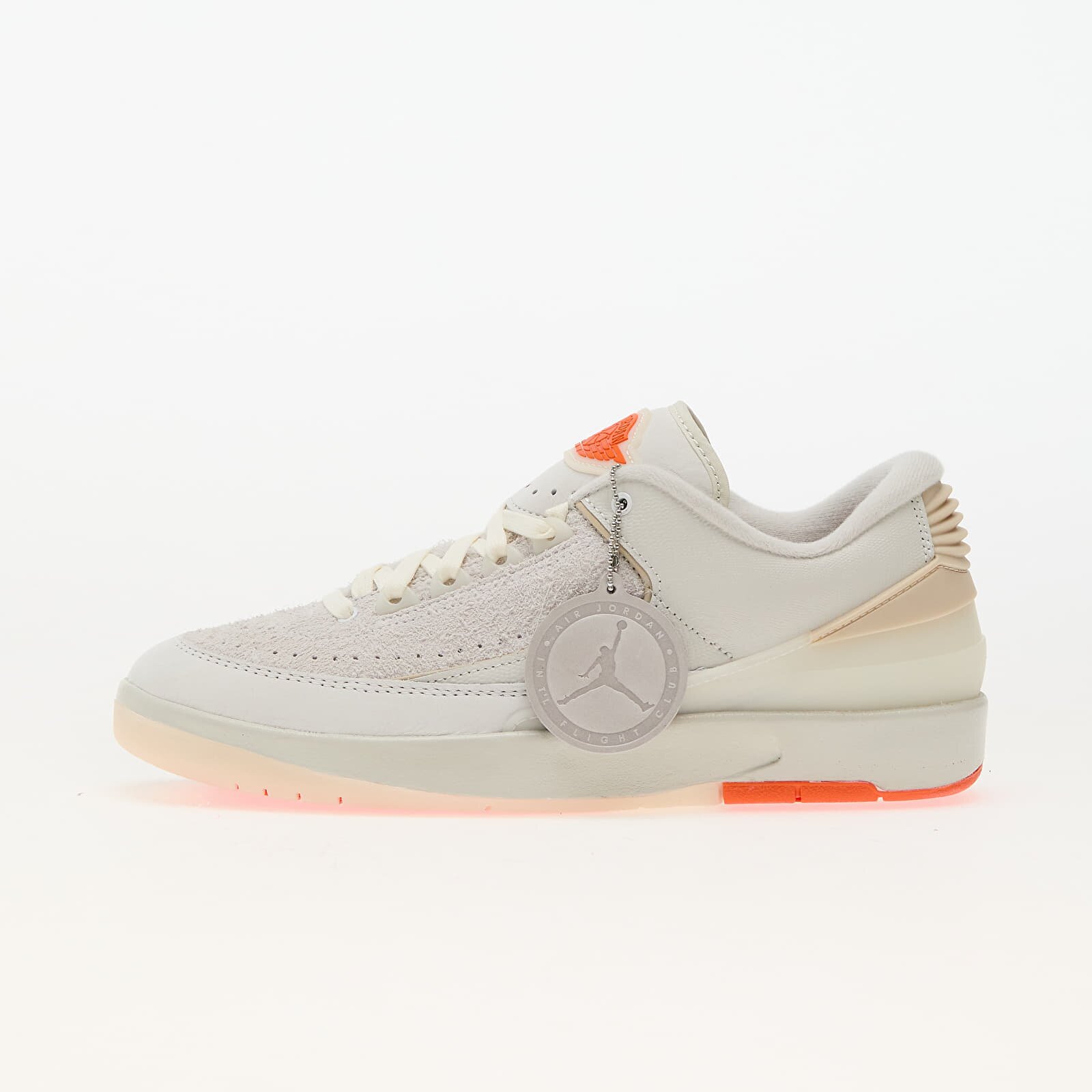 Jordan Сникърси Air 2 Retro Low SP White/ Sail-Light Bone-Bright Mandarin