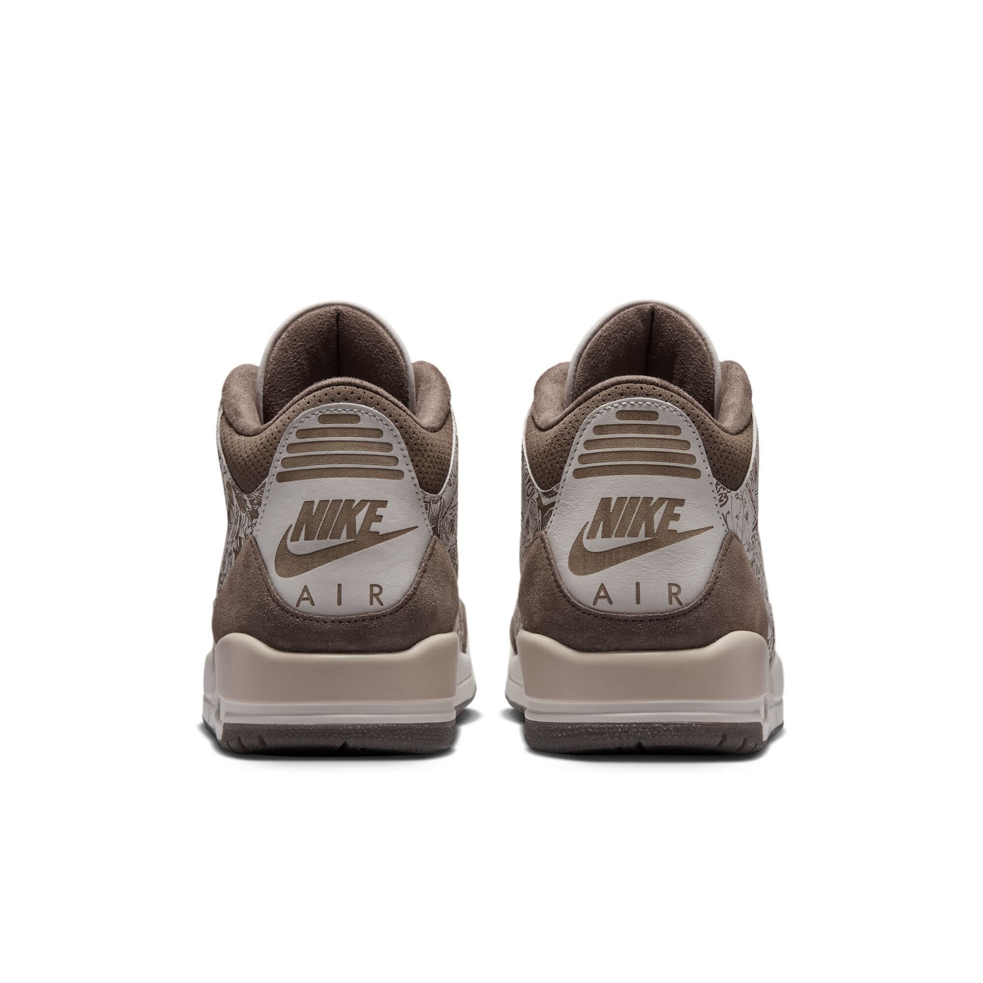 Jordan Сникърси Air 3 Retro "Laser" Phantom/ University Red-Palomino-Sail
