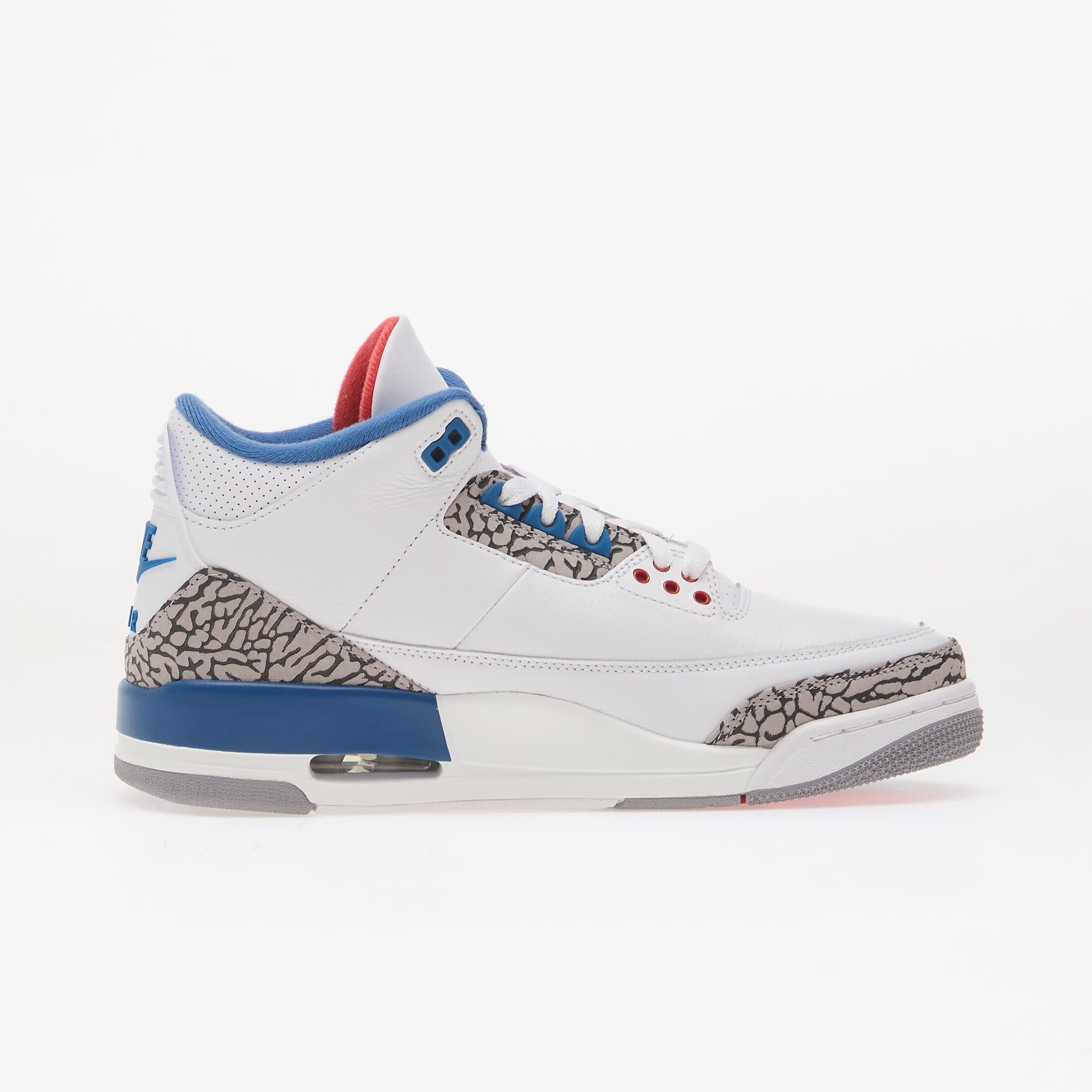 Jordan Сникърси Air 3 Retro "True Blue" White/ Fire Red-True Blue