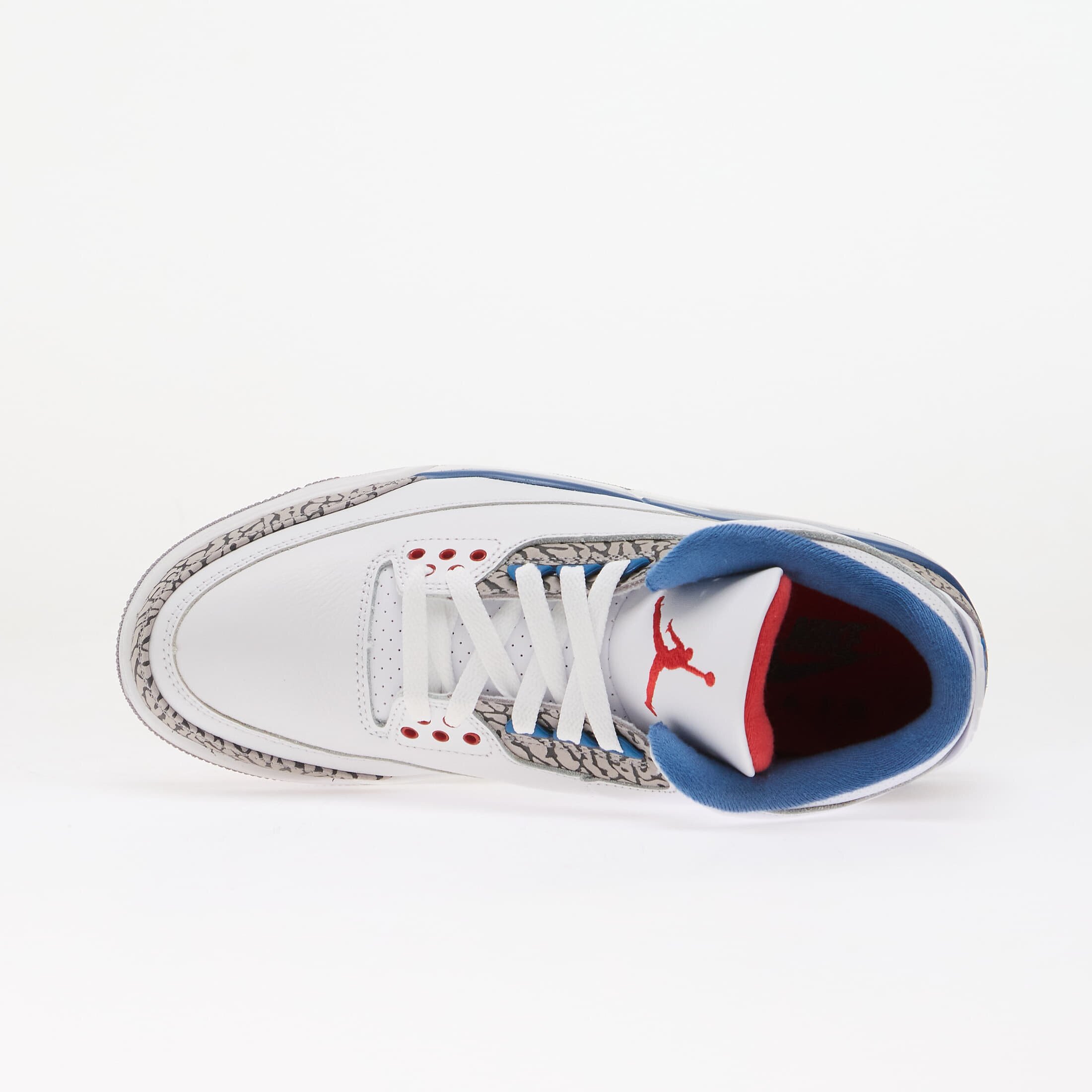 Jordan Сникърси Air 3 Retro "True Blue" White/ Fire Red-True Blue