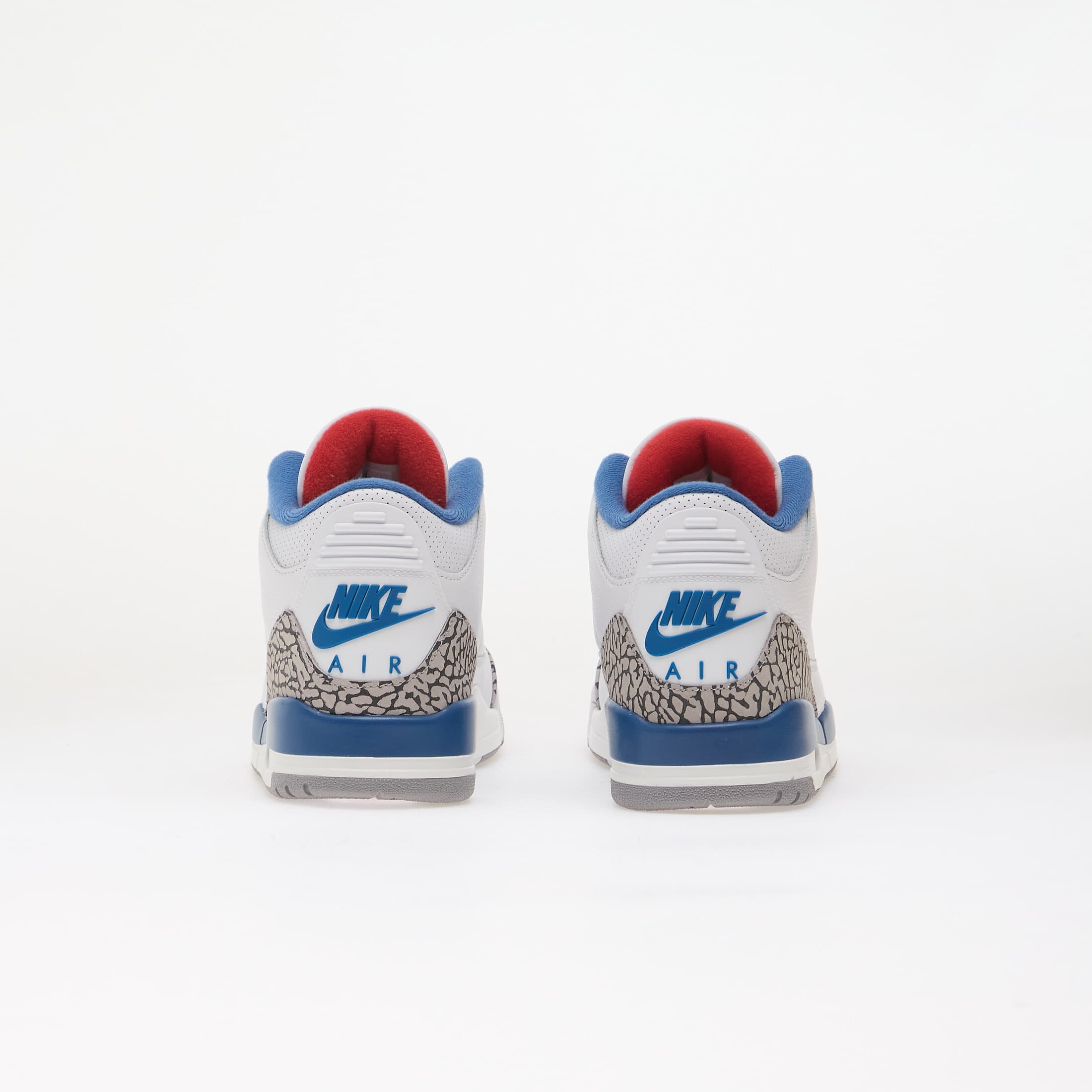 Jordan Сникърси Air 3 Retro "True Blue" White/ Fire Red-True Blue