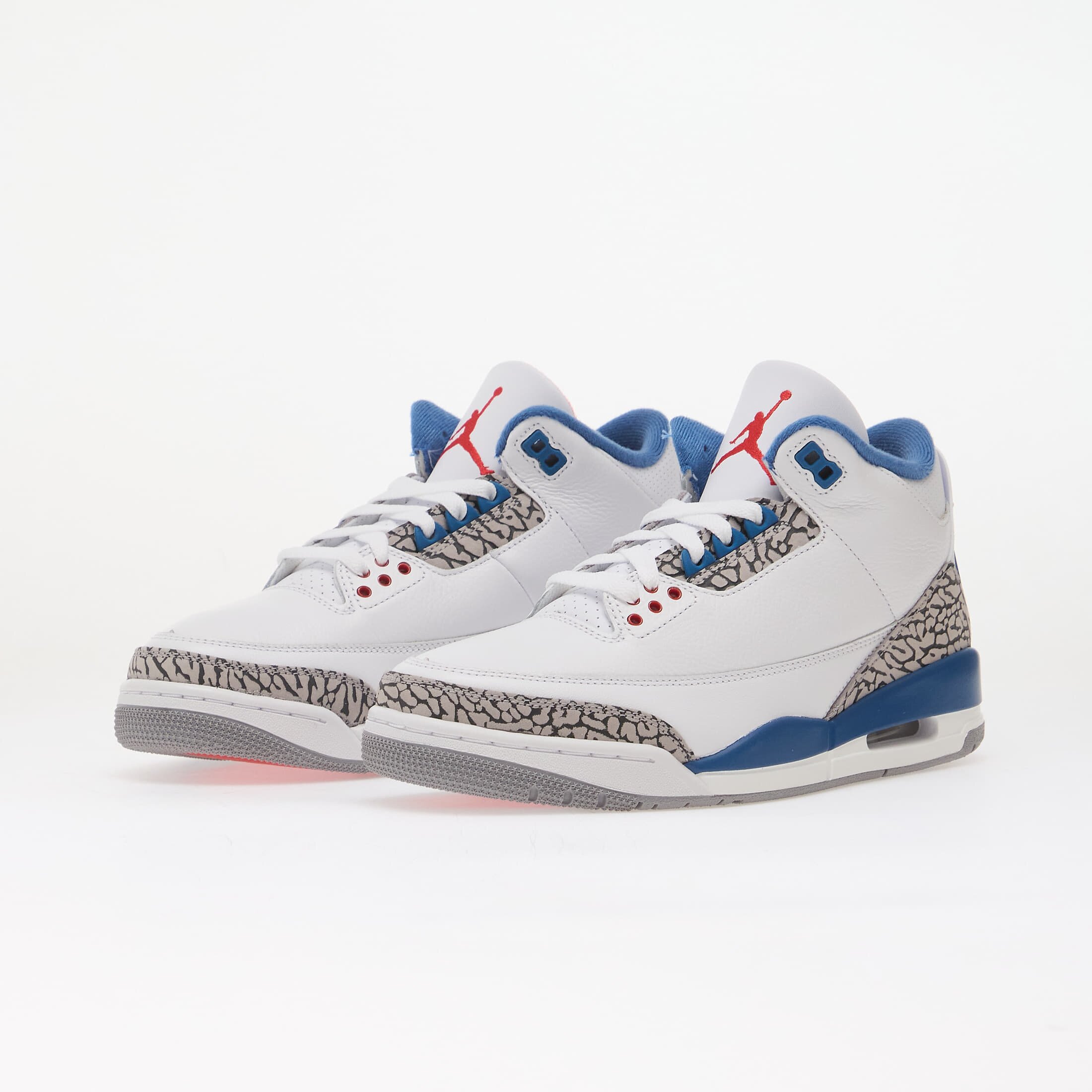 Jordan Сникърси Air 3 Retro "True Blue" White/ Fire Red-True Blue