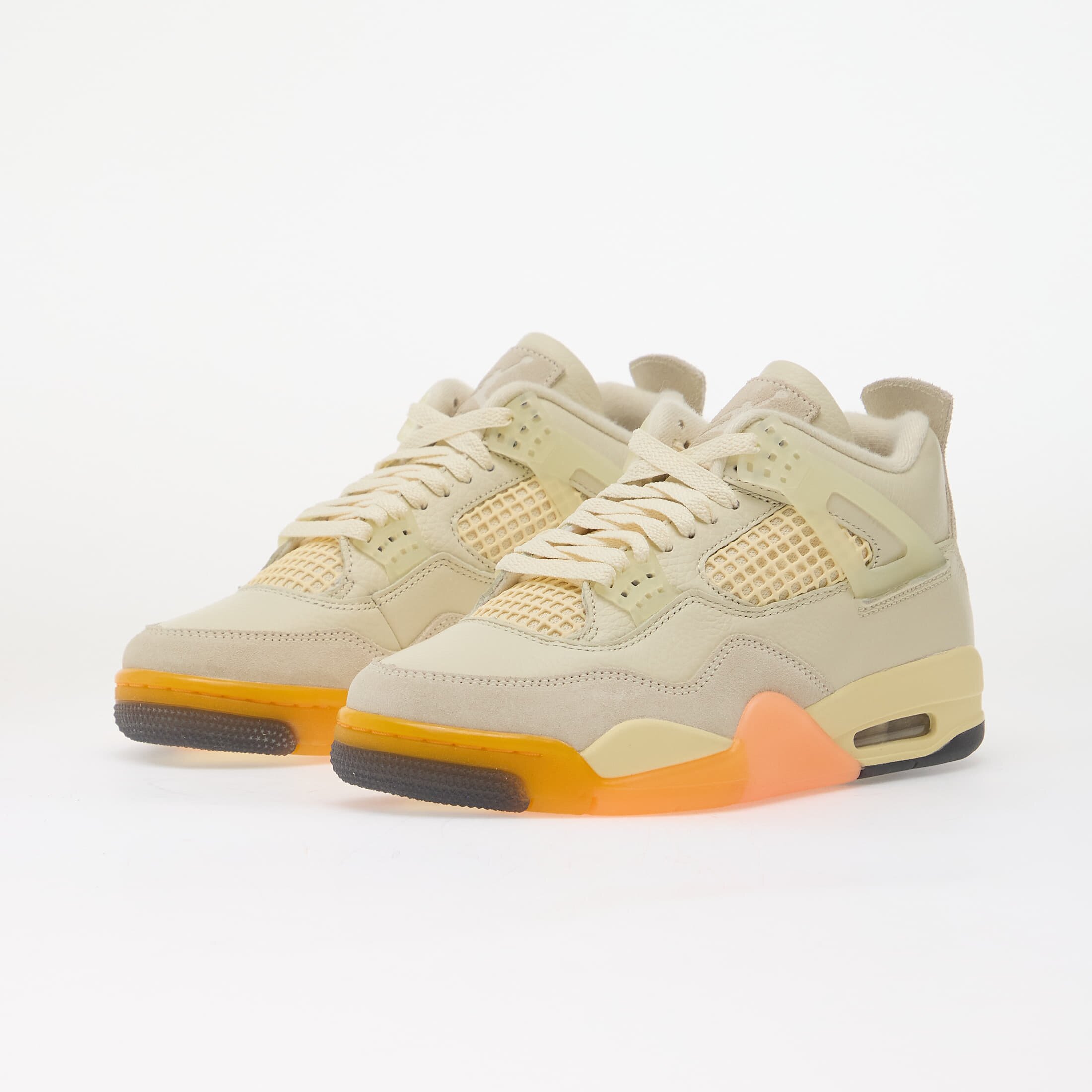 Jordan Сникърси Air 4 Retro "Birds of Paradise" Coconut Milk/ Muslin-Bright Mango
