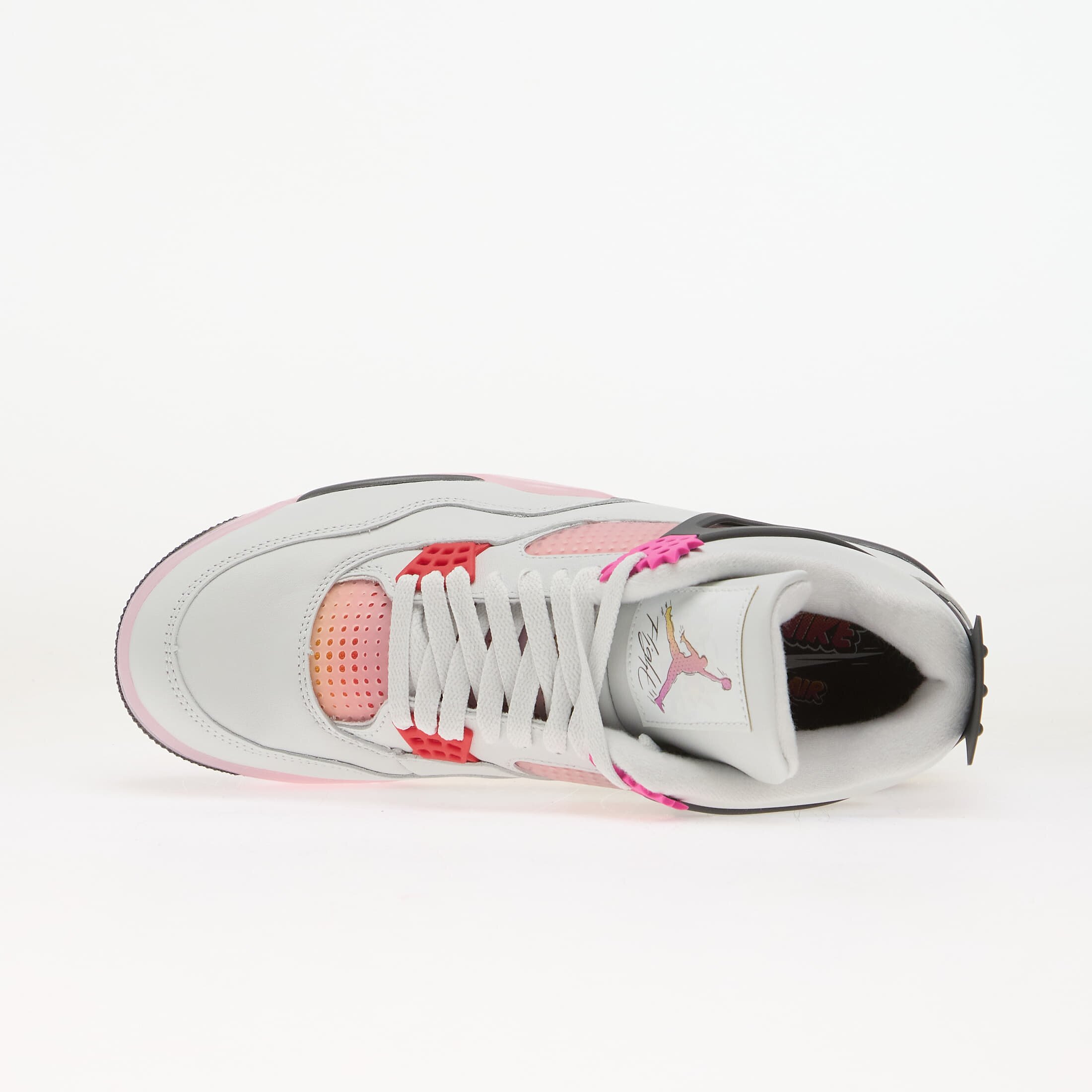 Jordan Сникърси Air 4 Retro "Comic" Off White/ Fire Pink-Anthracite