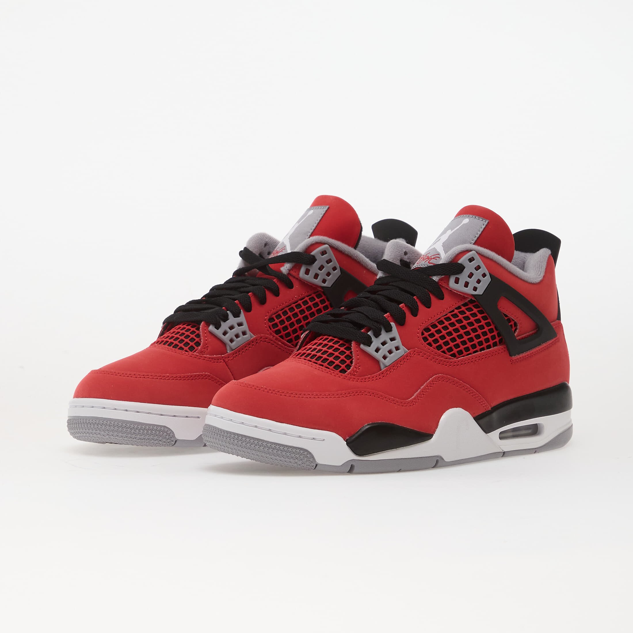 Jordan Сникърси Air 4 Retro "Toro Bravo" Fire Red/ White-Black-Cement Grey