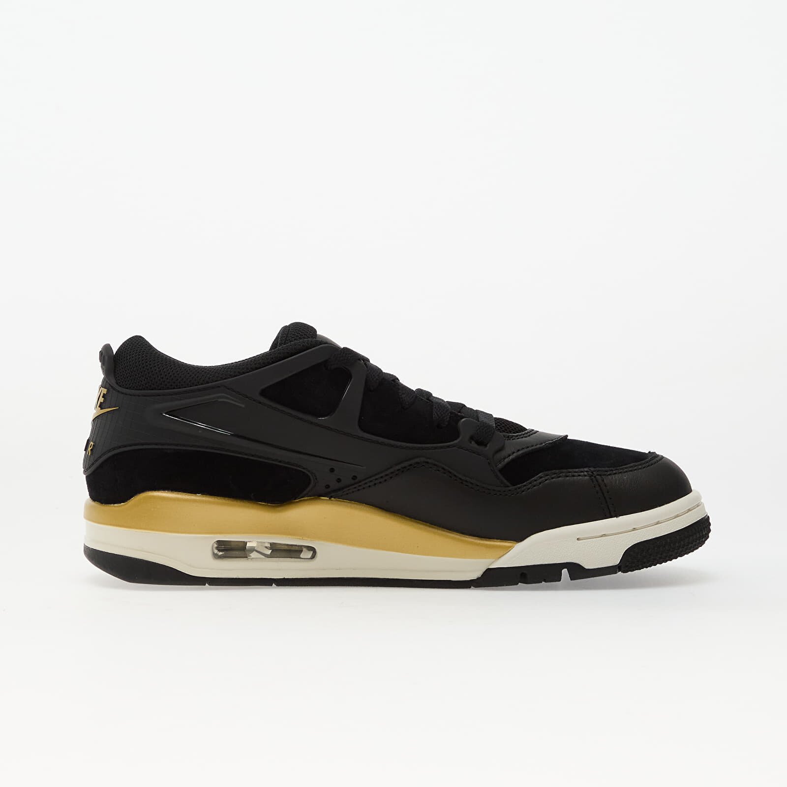 Jordan Сникърси Air 4 Rm Black/ Metallic Gold-Sail-Team Gold