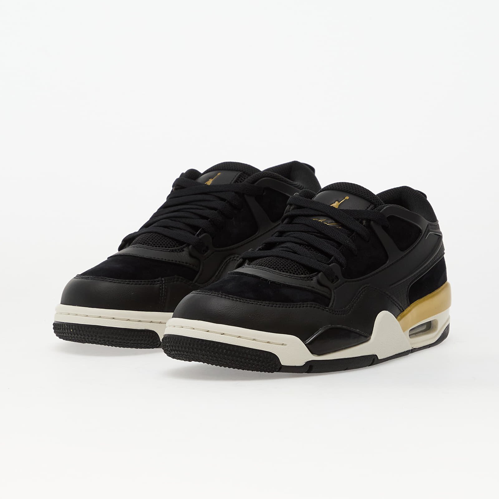 Jordan Сникърси Air 4 Rm Black/ Metallic Gold-Sail-Team Gold