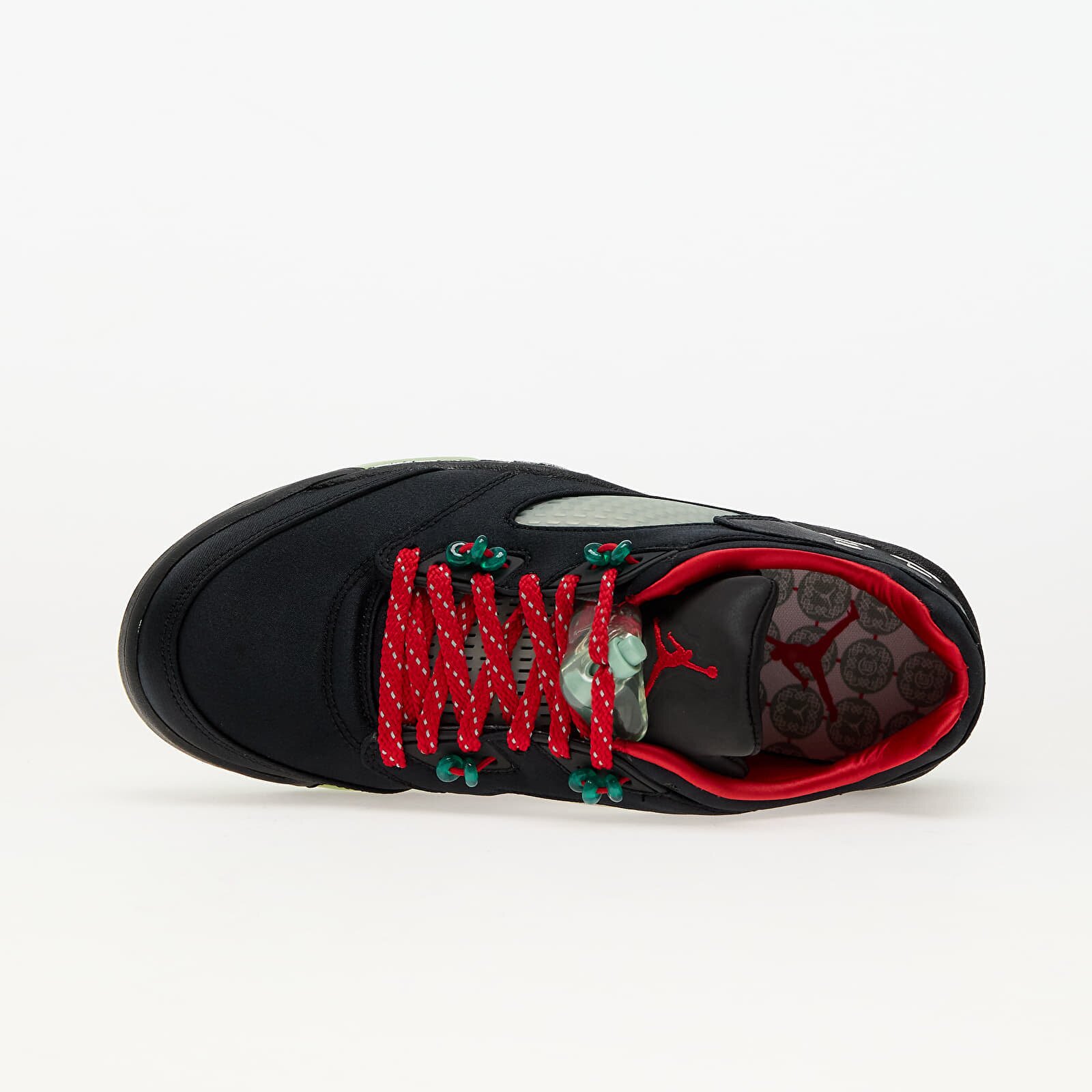 Jordan Сникърси Air 5 Retro Low SP Black/ Classic Jade-Fire Red