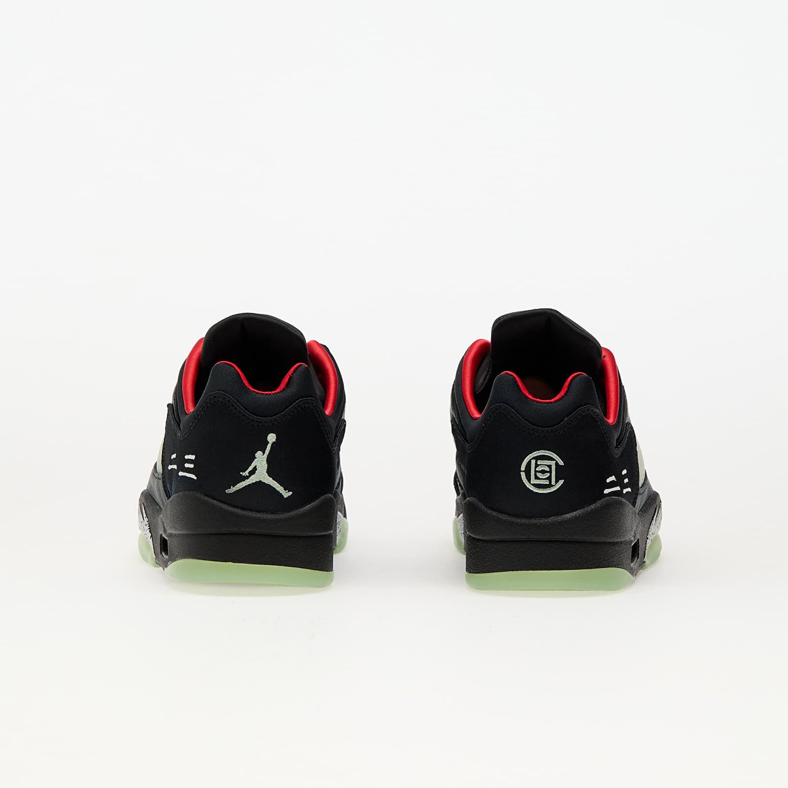 Jordan Сникърси Air 5 Retro Low SP Black/ Classic Jade-Fire Red