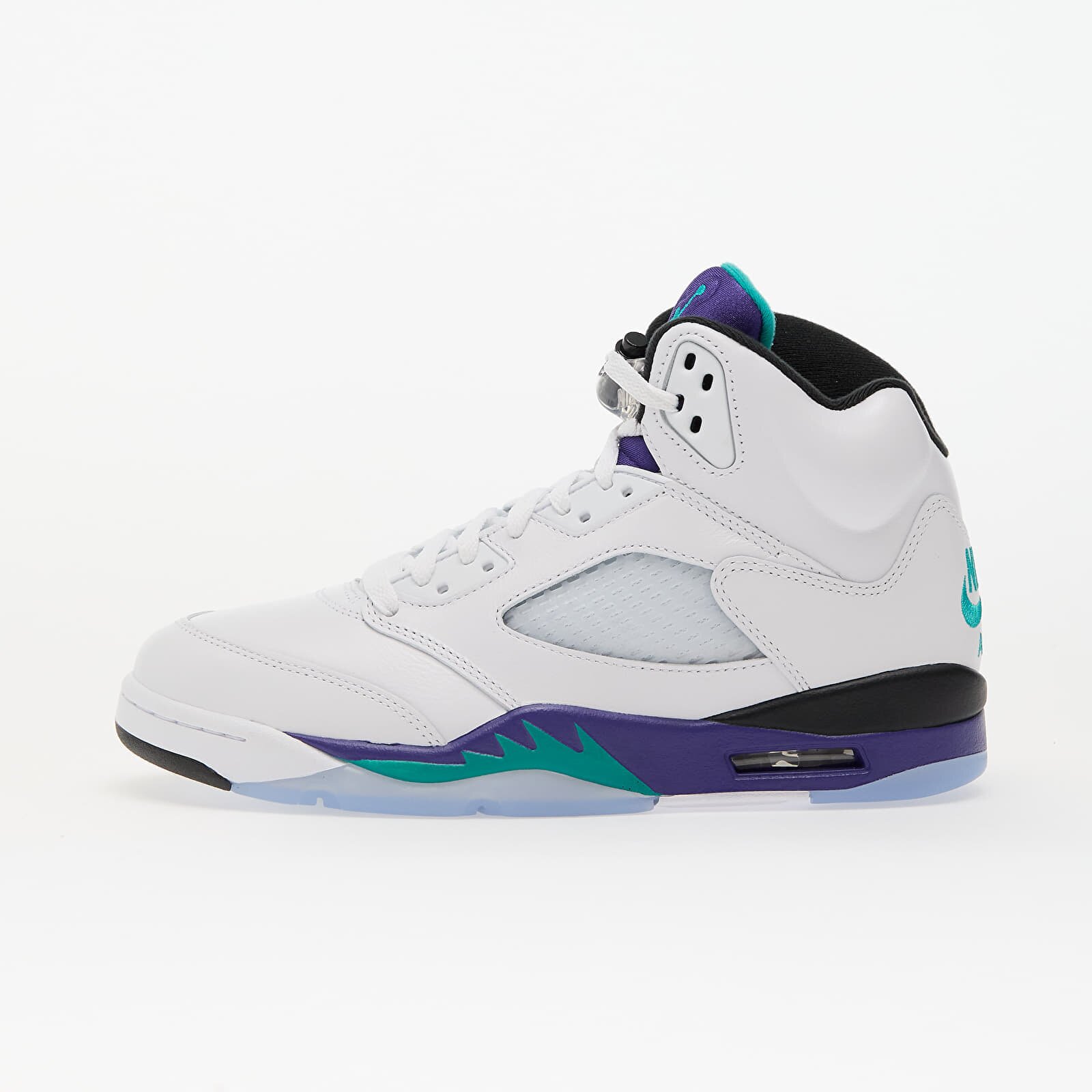 Jordan Сникърси Air 5 Retro OG "Grape" (HQ7978-100) White/ New Emerald-Grape Ice-Black