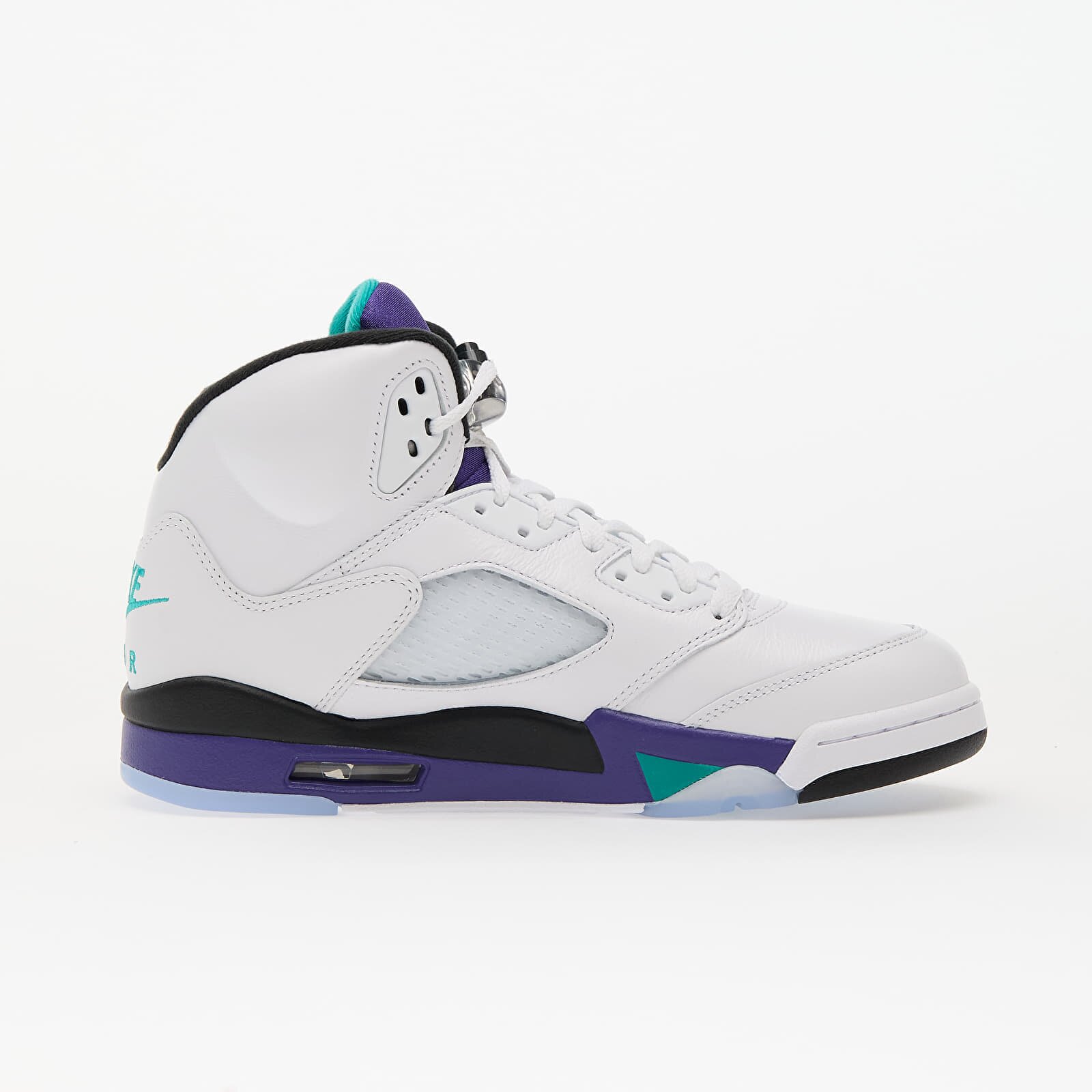 Jordan Сникърси Air 5 Retro OG "Grape" (HQ7978-100) White/ New Emerald-Grape Ice-Black