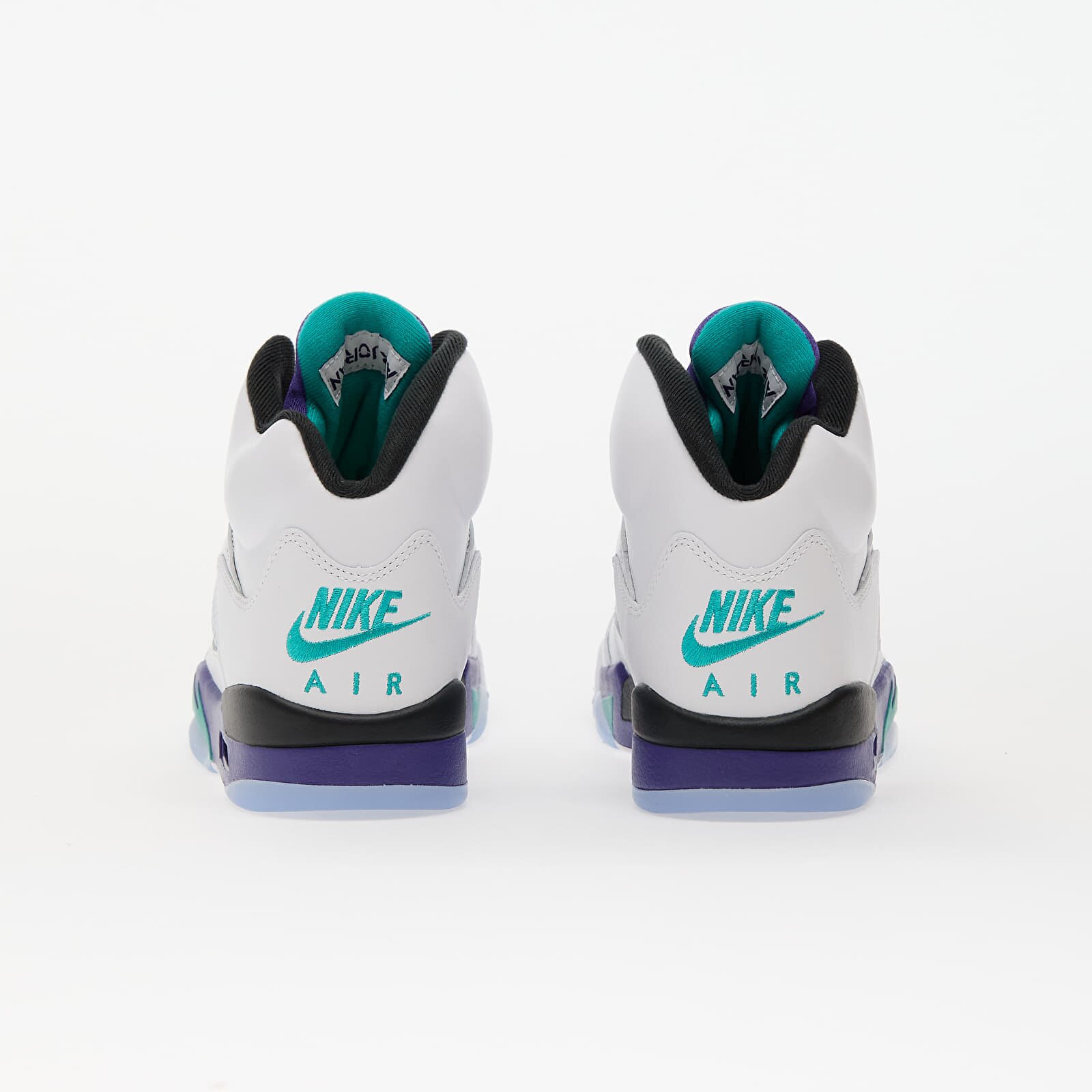 Jordan Сникърси Air 5 Retro OG "Grape" (HQ7978-100) White/ New Emerald-Grape Ice-Black