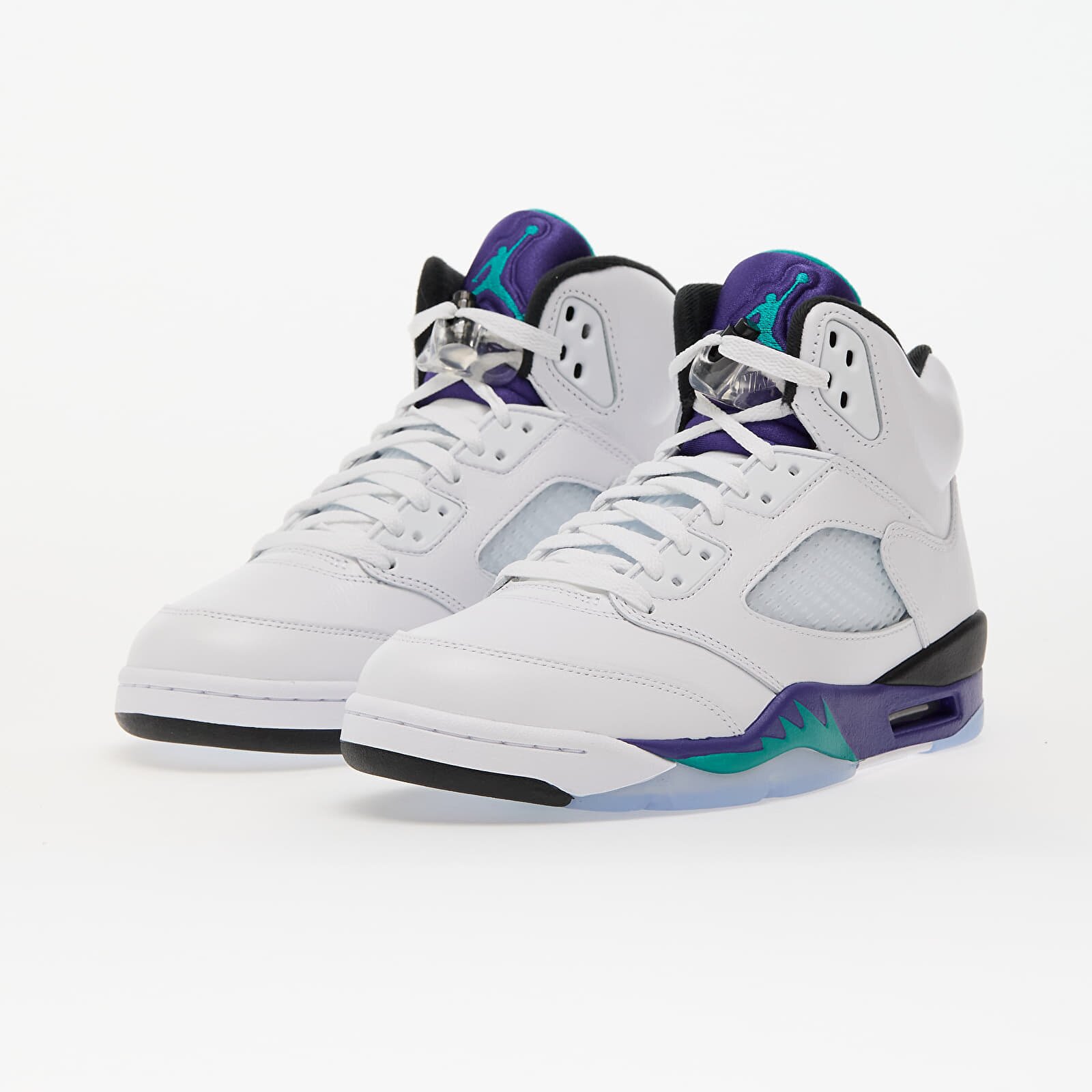 Jordan Сникърси Air 5 Retro OG "Grape" (HQ7978-100) White/ New Emerald-Grape Ice-Black