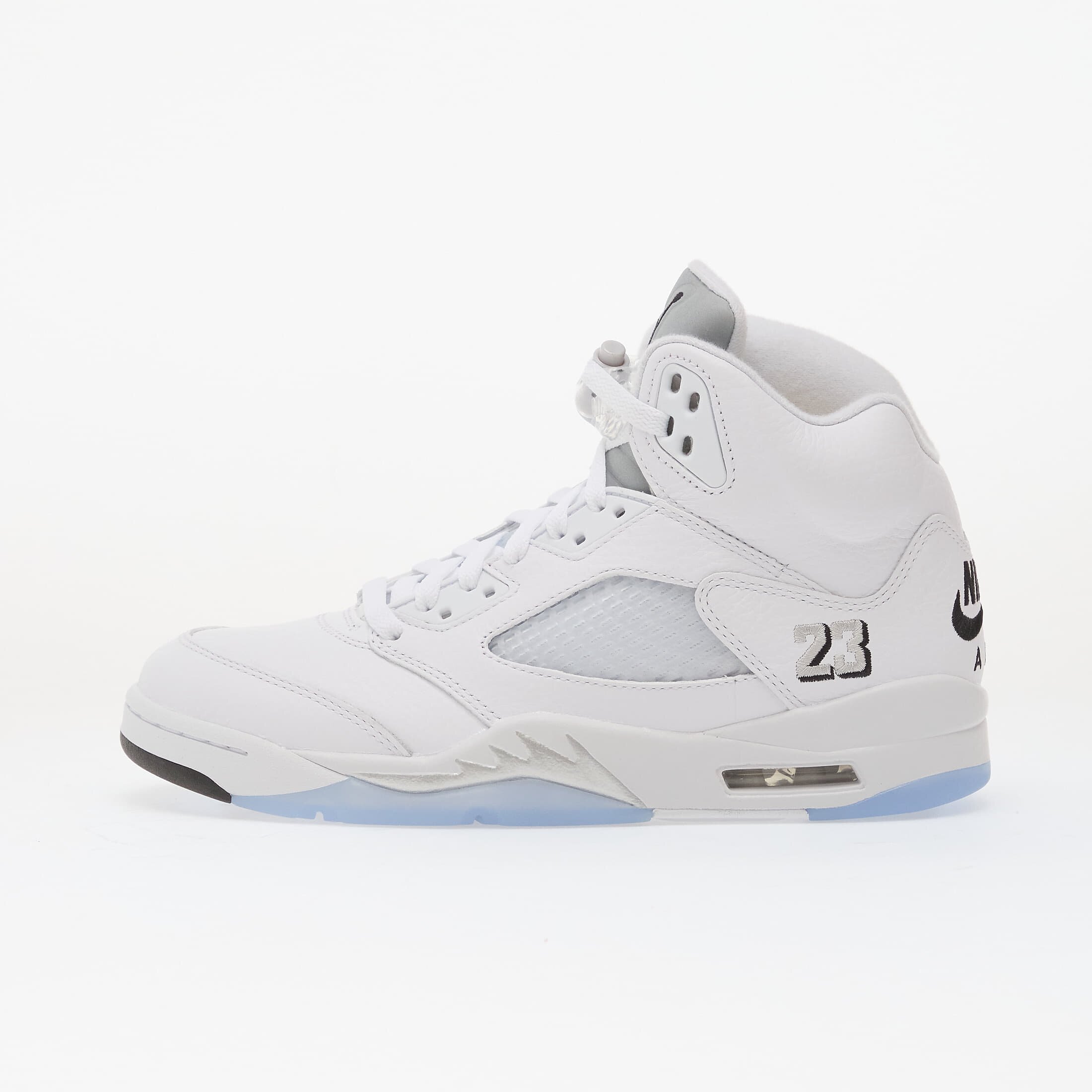 Jordan Сникърси Air 5 Retro "White Metallic" White/ Black-Metallic Silver