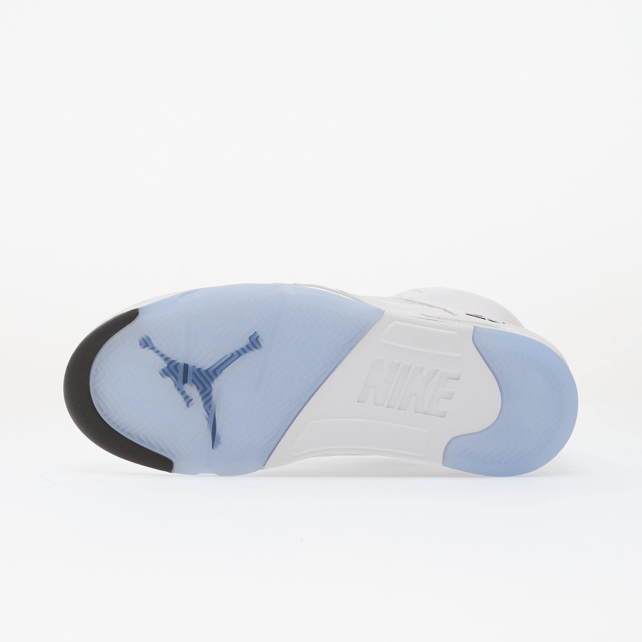 Jordan Сникърси Air 5 Retro "White Metallic" White/ Black-Metallic Silver