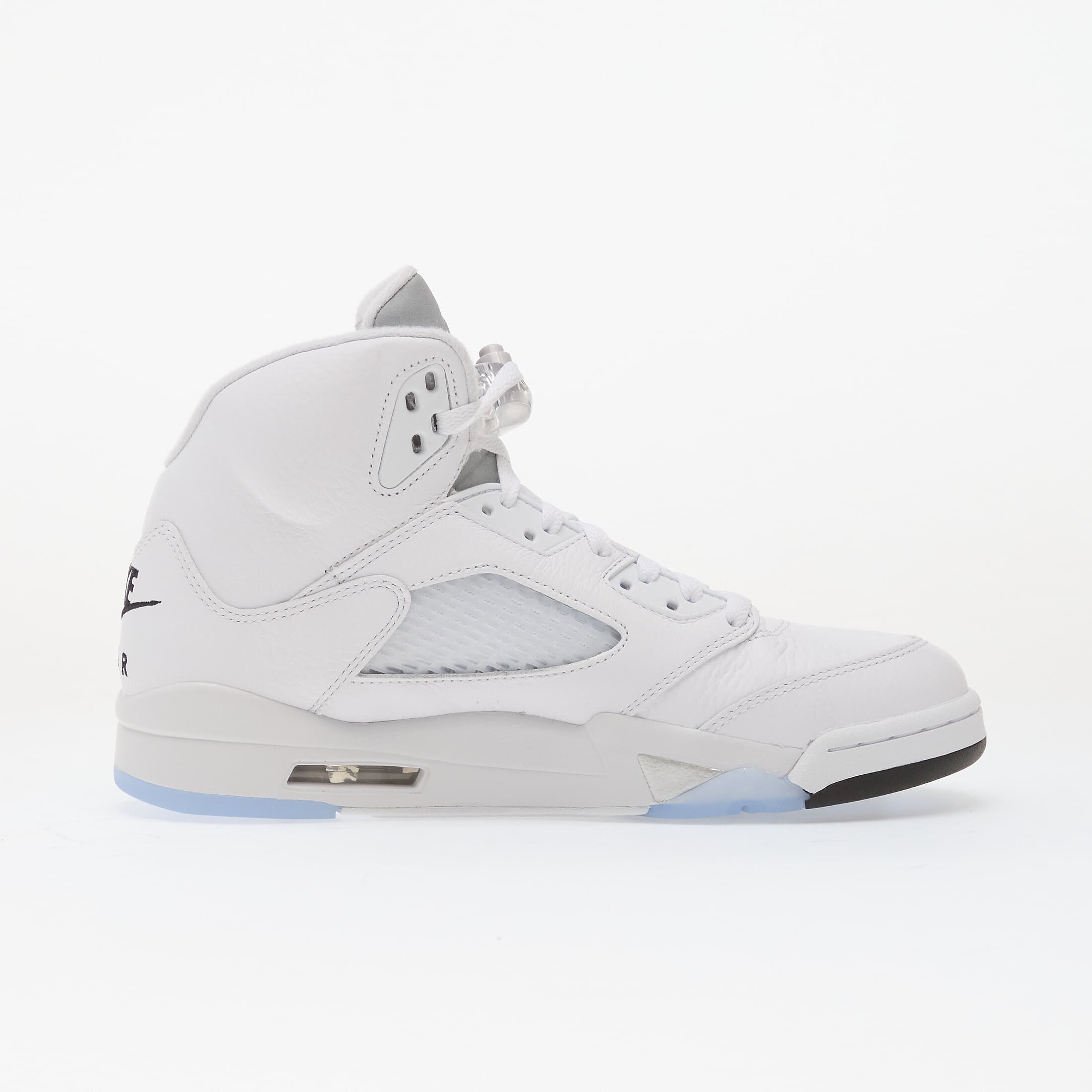 Jordan Сникърси Air 5 Retro "White Metallic" White/ Black-Metallic Silver