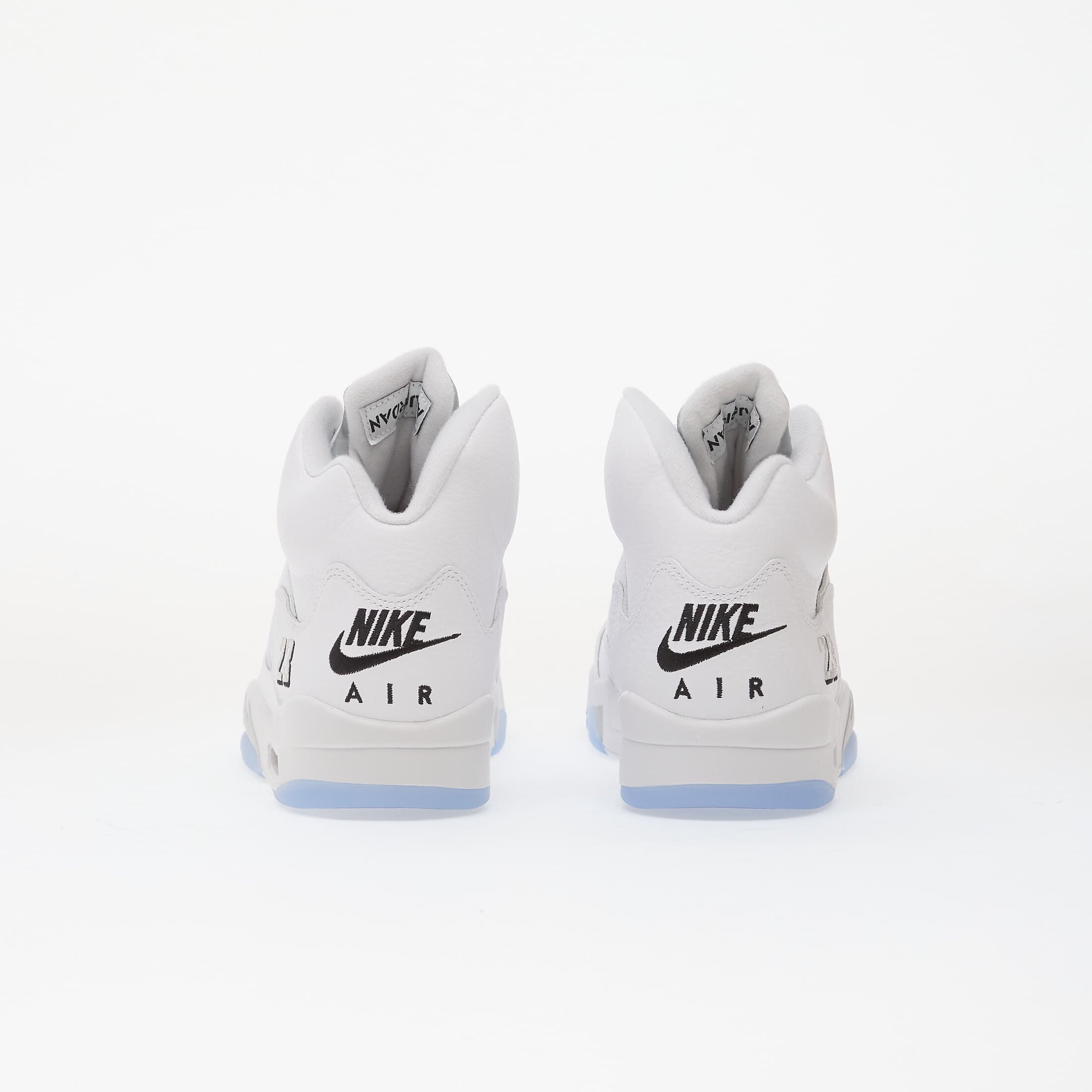 Jordan Сникърси Air 5 Retro "White Metallic" White/ Black-Metallic Silver