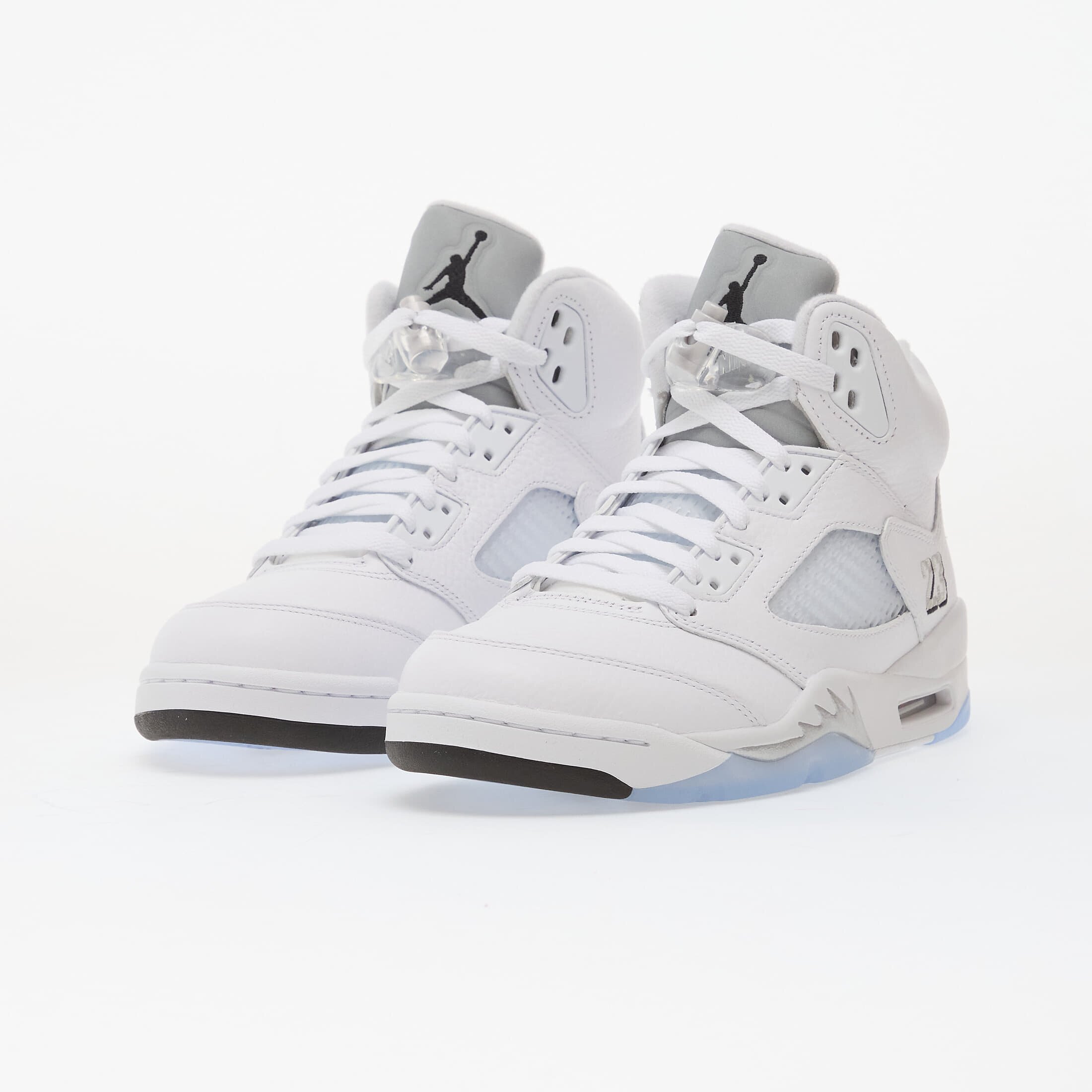 Jordan Сникърси Air 5 Retro "White Metallic" White/ Black-Metallic Silver